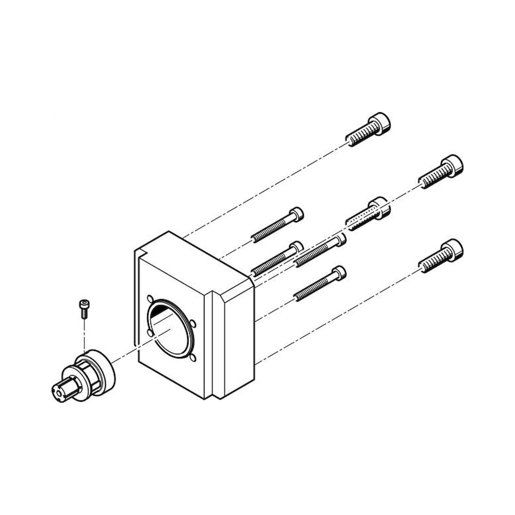 Festo EAMM-A-L27-55A (557975) Axialbausatz