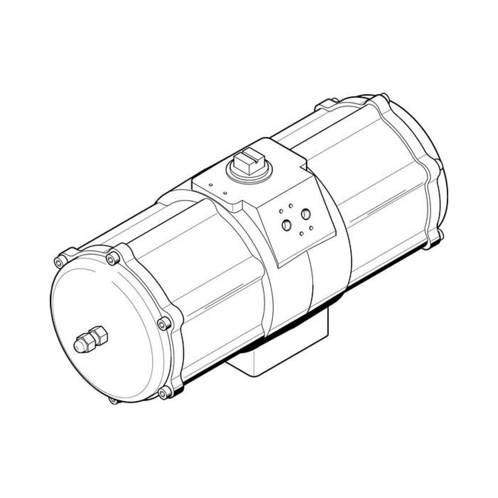 Festo DAPS-3840-090-R-F16 (549671) Semi-Rotary Drive