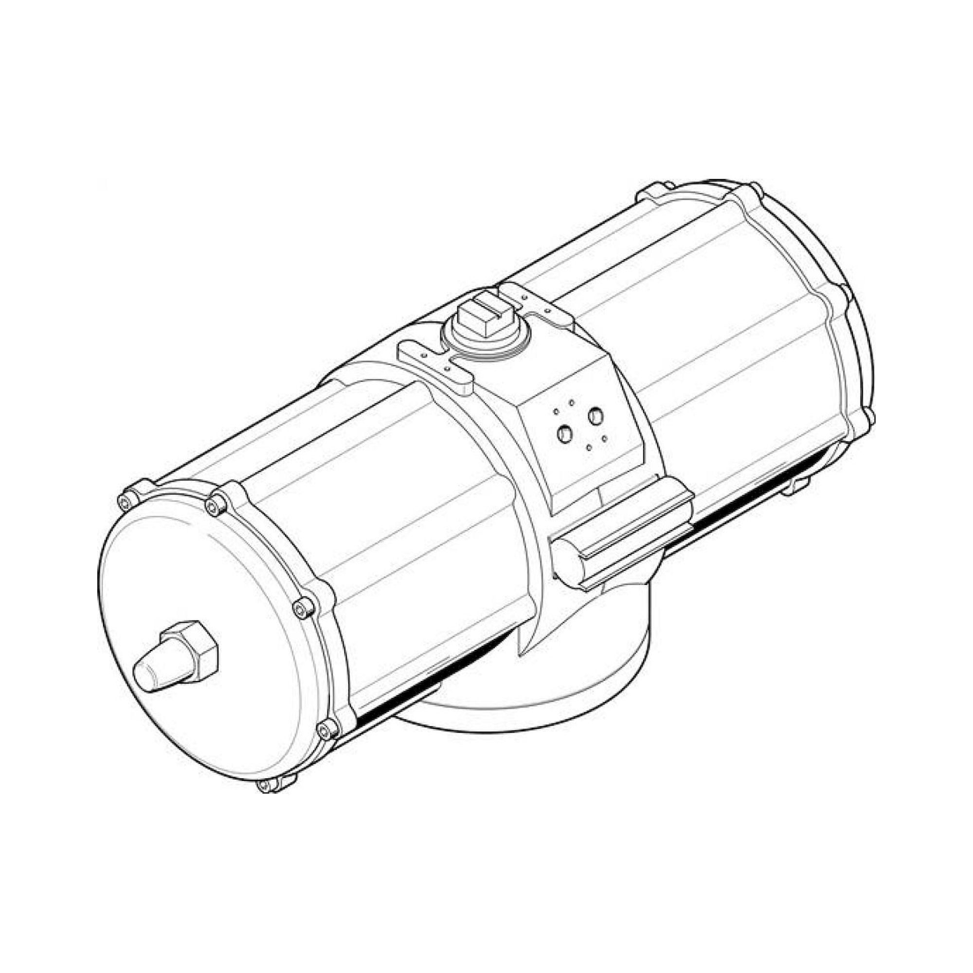 Festo DAPS-5760-090-R-F25-T6 (553190) Semi-Rotary Drive