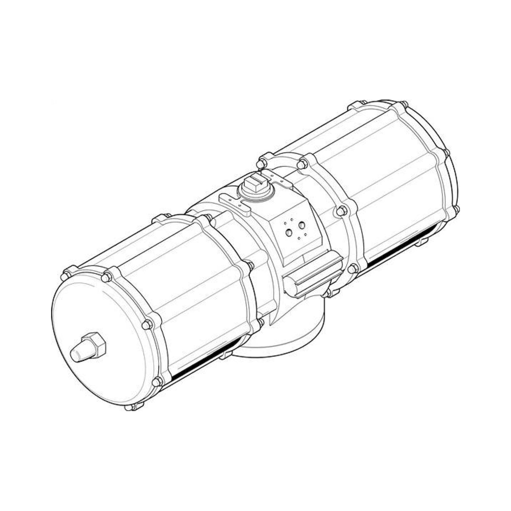 Festo DAPS-4000-090-RS1-F25 (560856) Semi-Rotary Drive