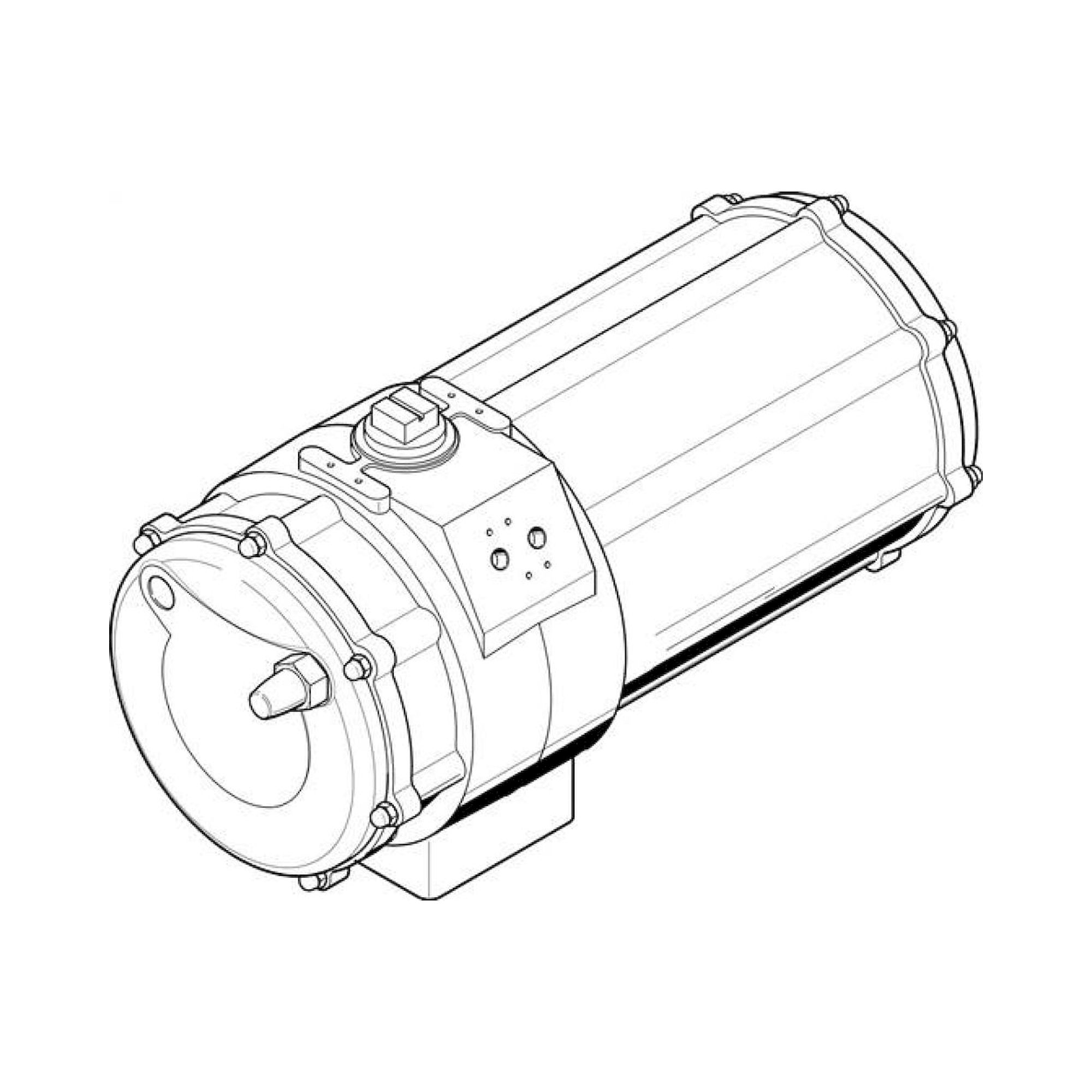 Festo DAPS-1440-090-RS2-F16-T6 (553207) Semi-Rotary Drive