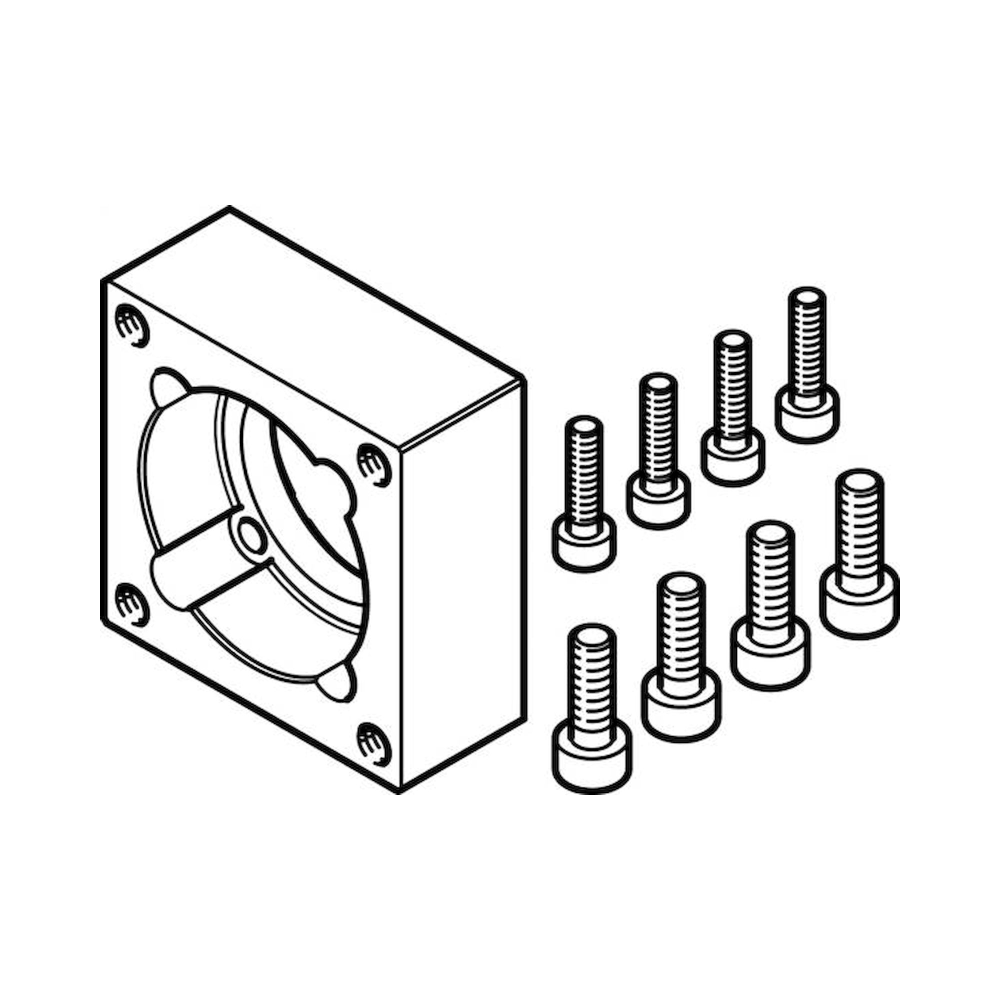 Festo EAMF-A-38A-60S/60T (562670) Motorflansch