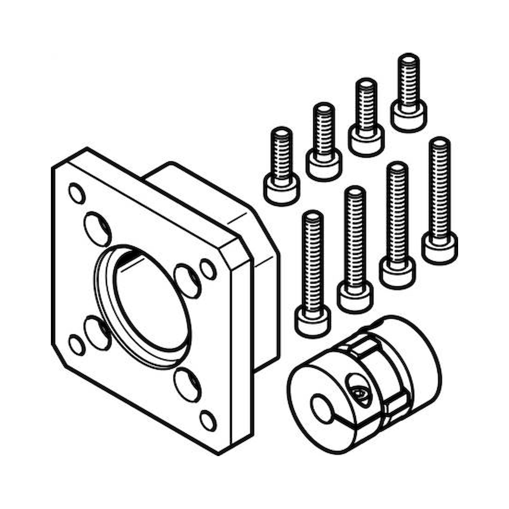 Festo EAMM-A-P4-28B-42A (562636) Axialbausatz