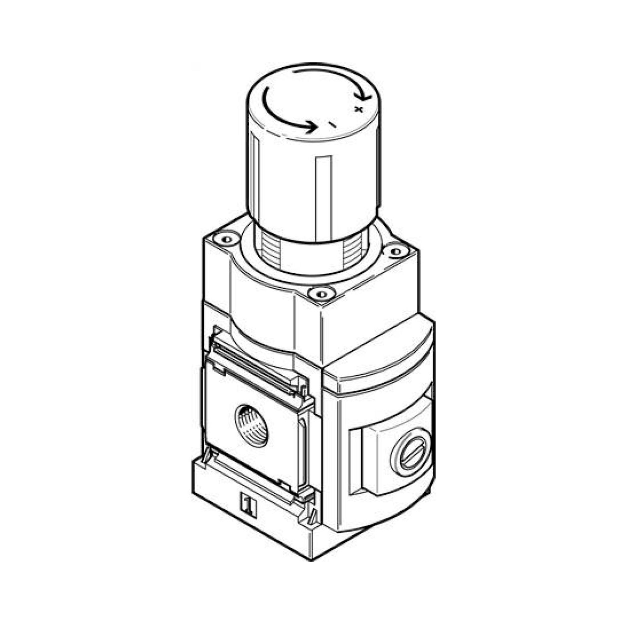 Festo MS6-LRP-1/2-D4-A8-Z (538023) Präzisions-Druckregel