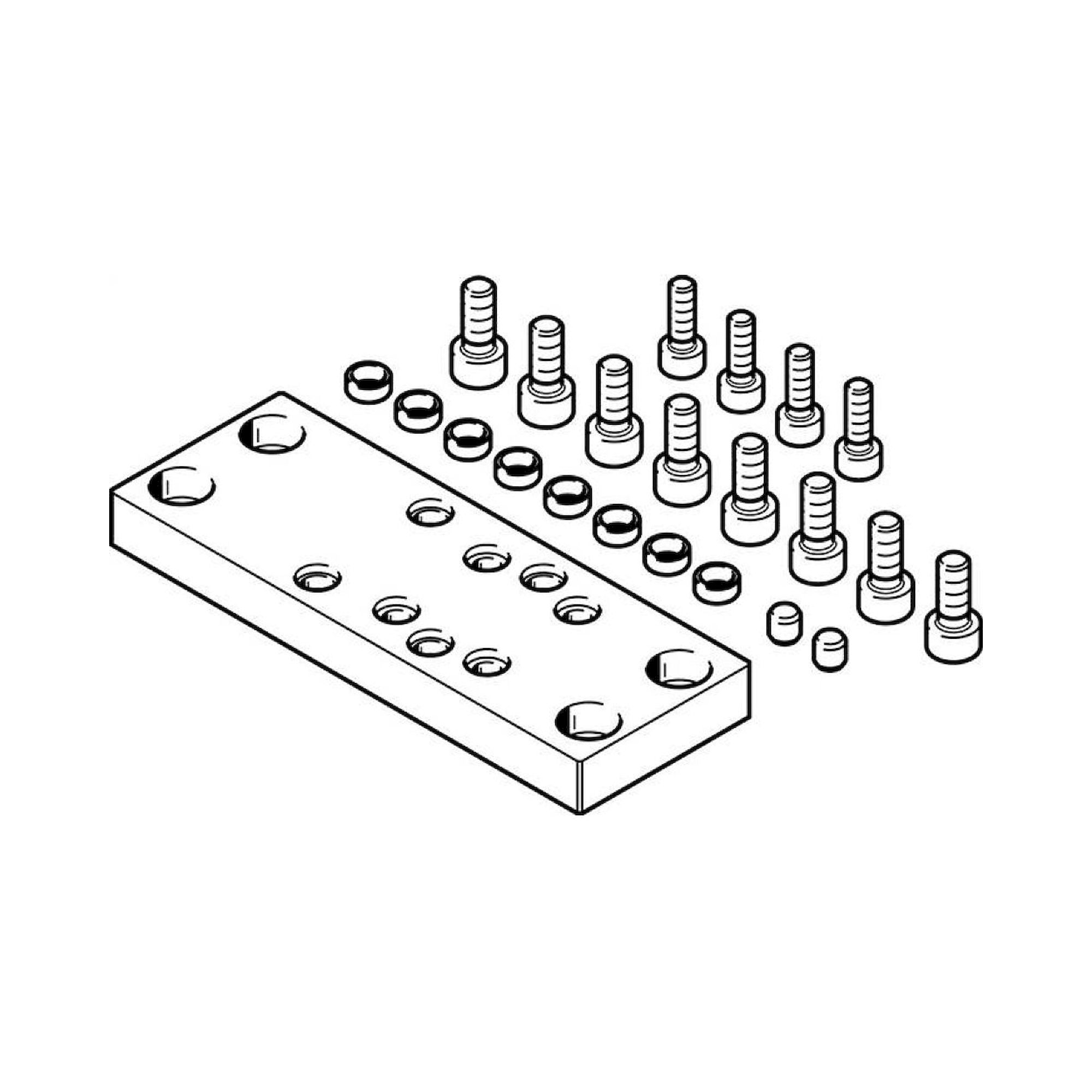 Festo HMSV-77 (1089346) Adapterbausatz
