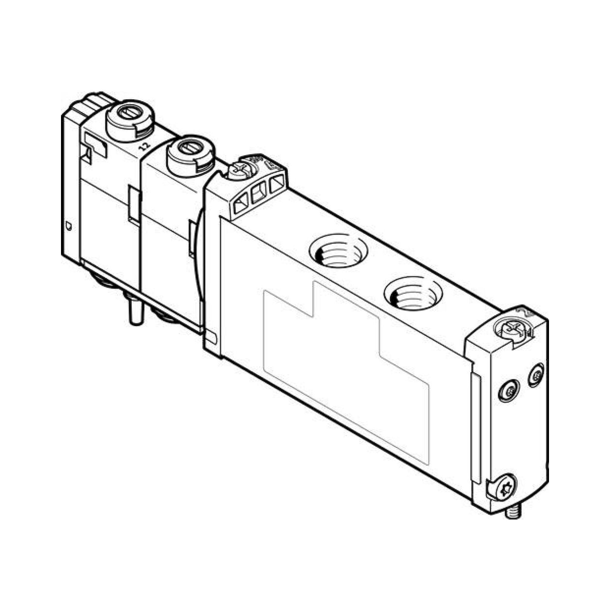 Festo VUVG-S14-P53C-ZT-G18-1T1L (573473) Solenoid Valve