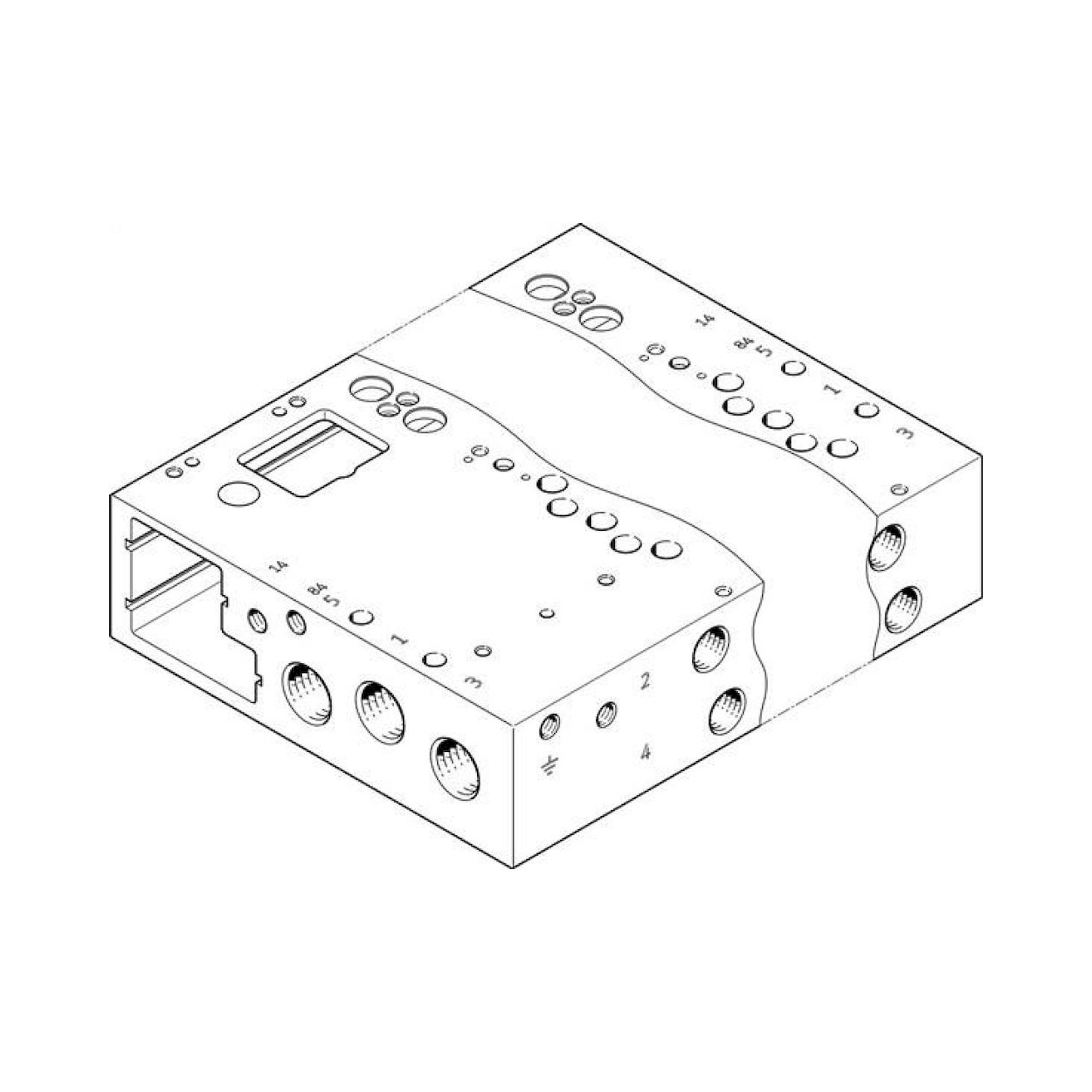 Festo VABM-L1-14W-G14-24-GR (573510) Manifold Rail