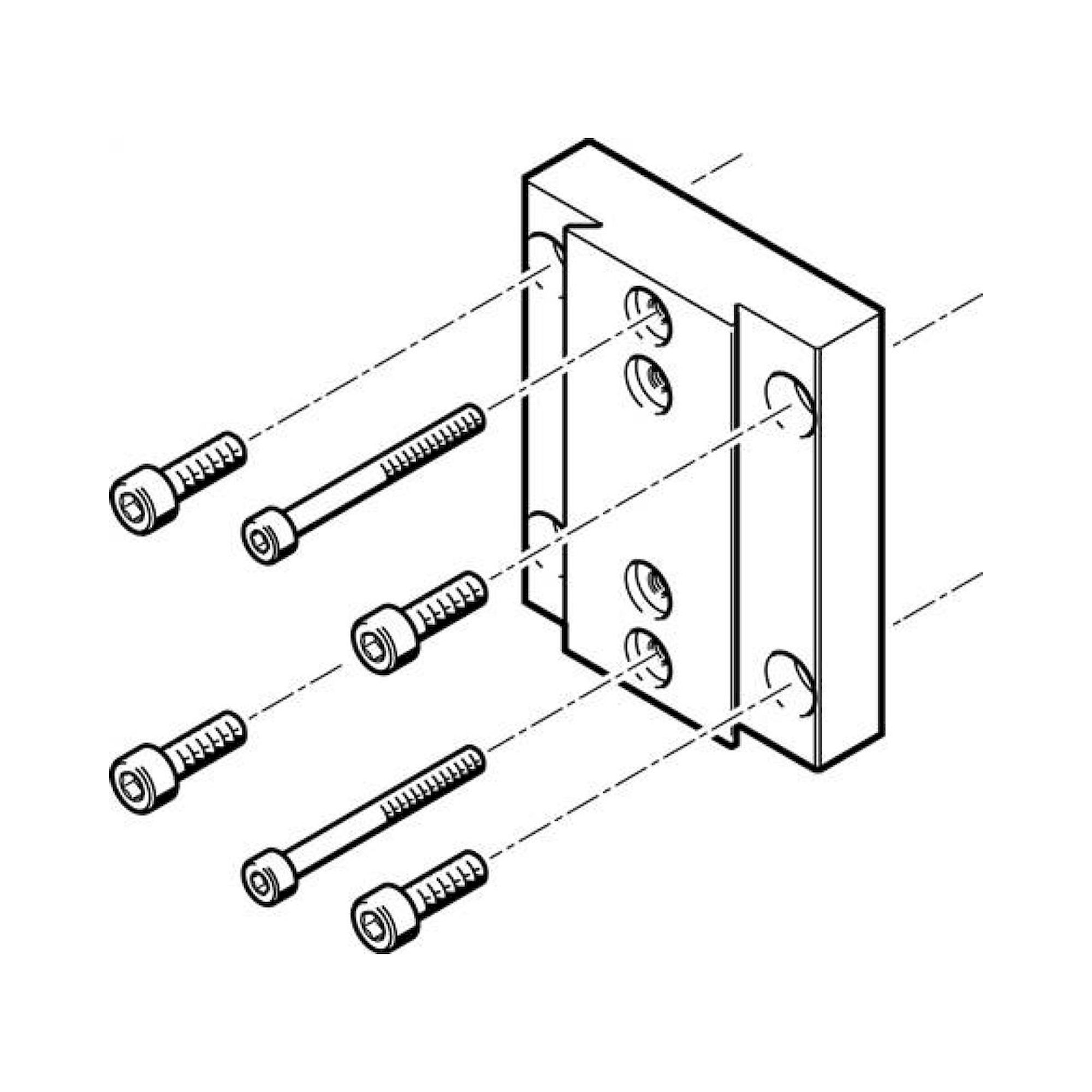 Festo HMVA-DLA40 (196790) Aktoradapterbausatz