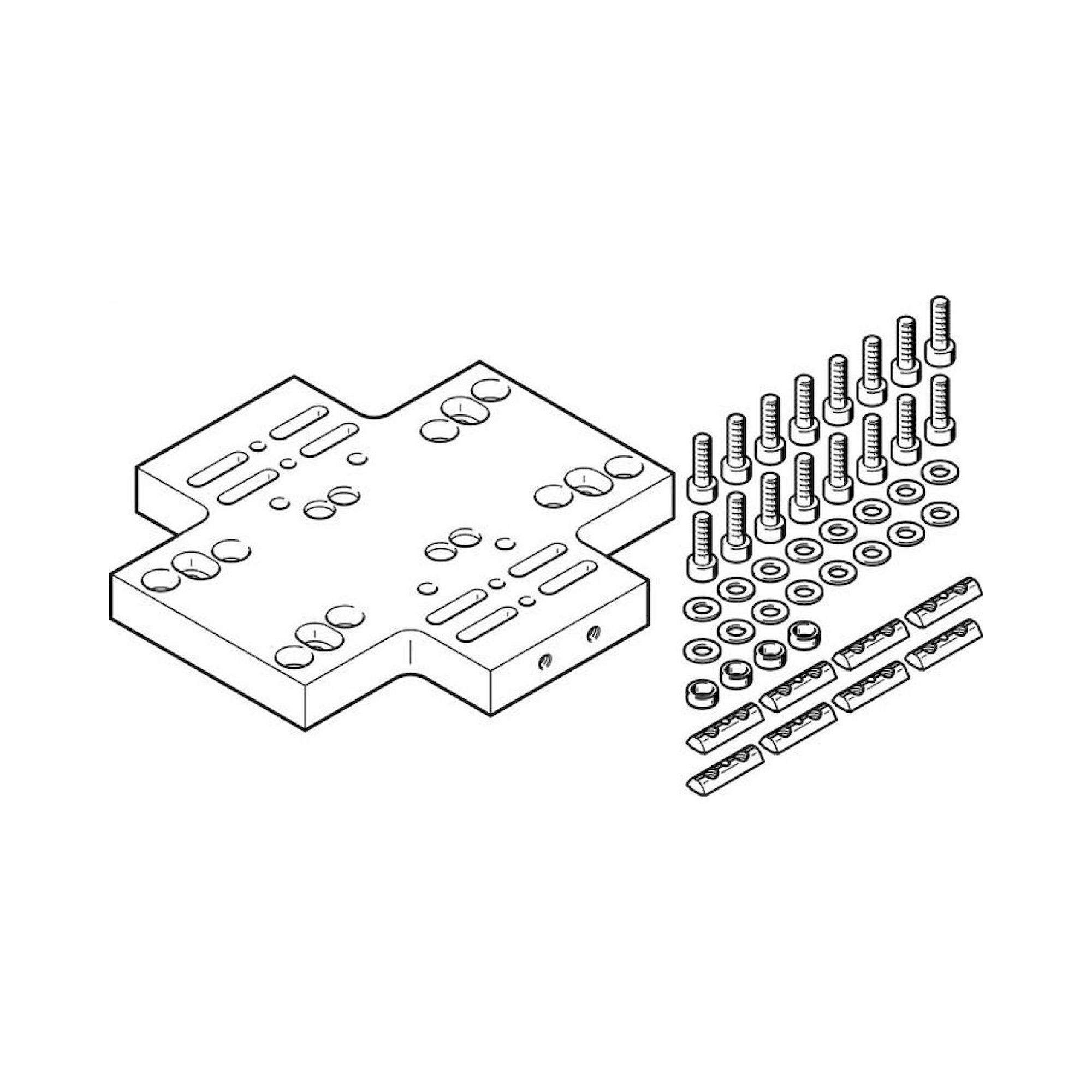 Festo HMVK-DL32/40-DLA18-32 (196781) Kreuzverbindungs-Baus