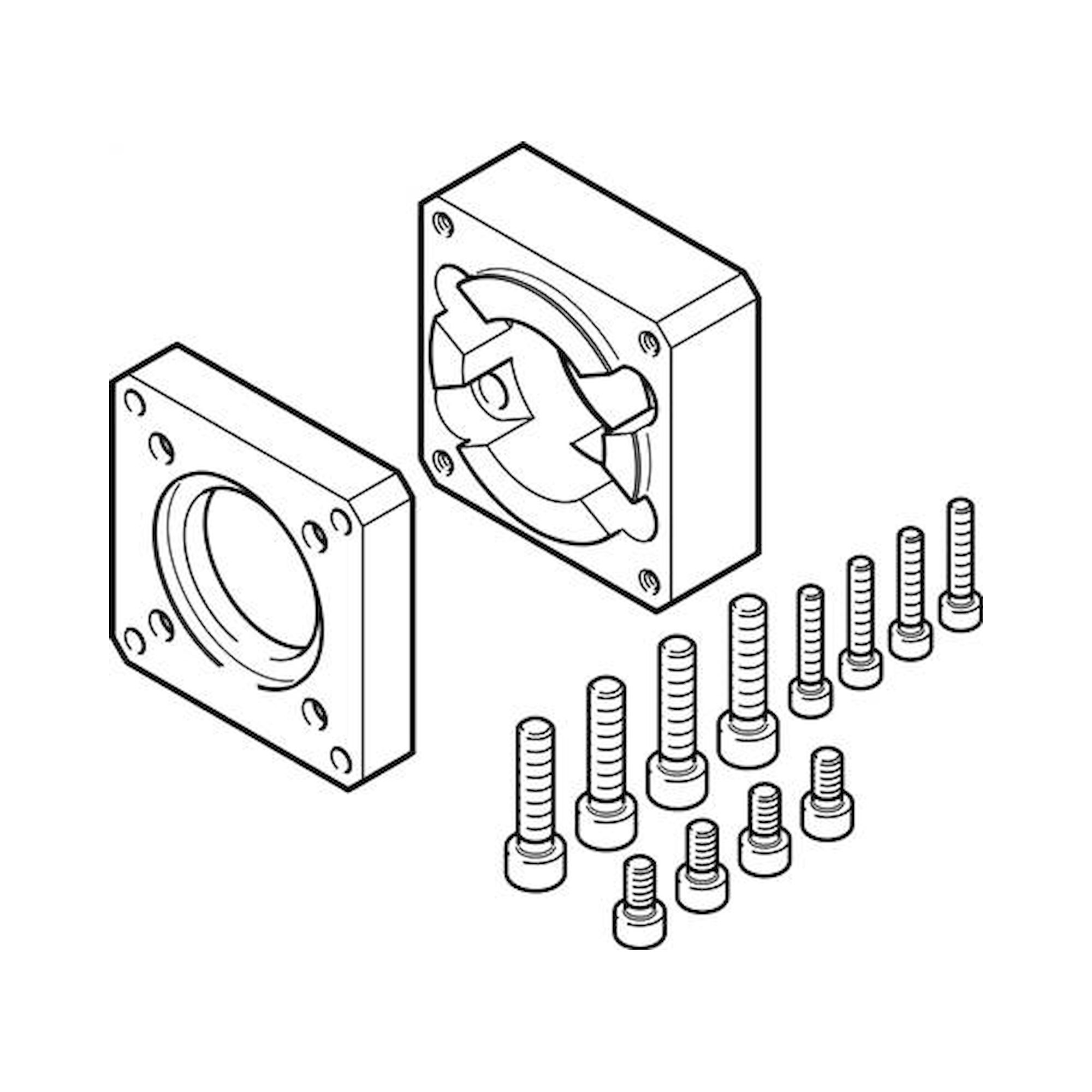 Festo EAMF-A-38D-60G/H (1190015) Motorflansch