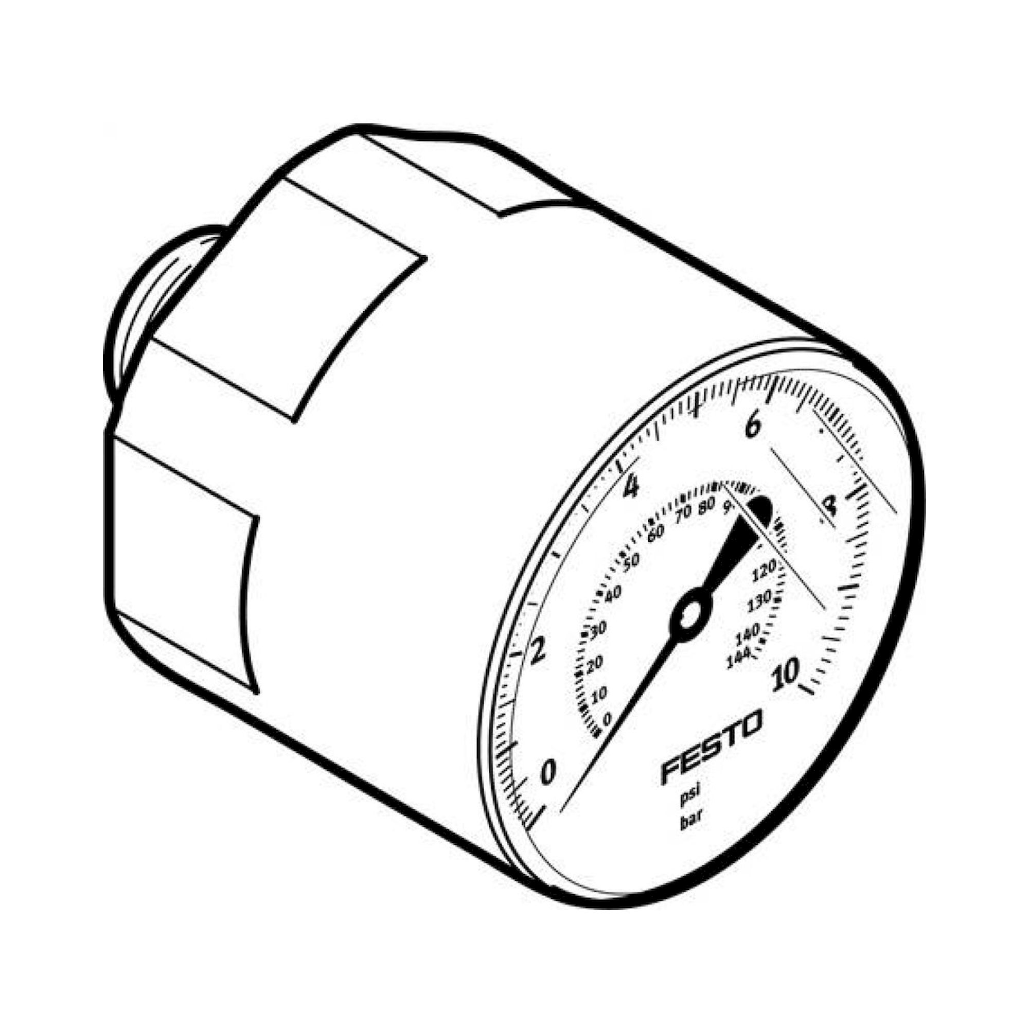 Festo MA-15-10-M5 (132340) Pressure Gauge