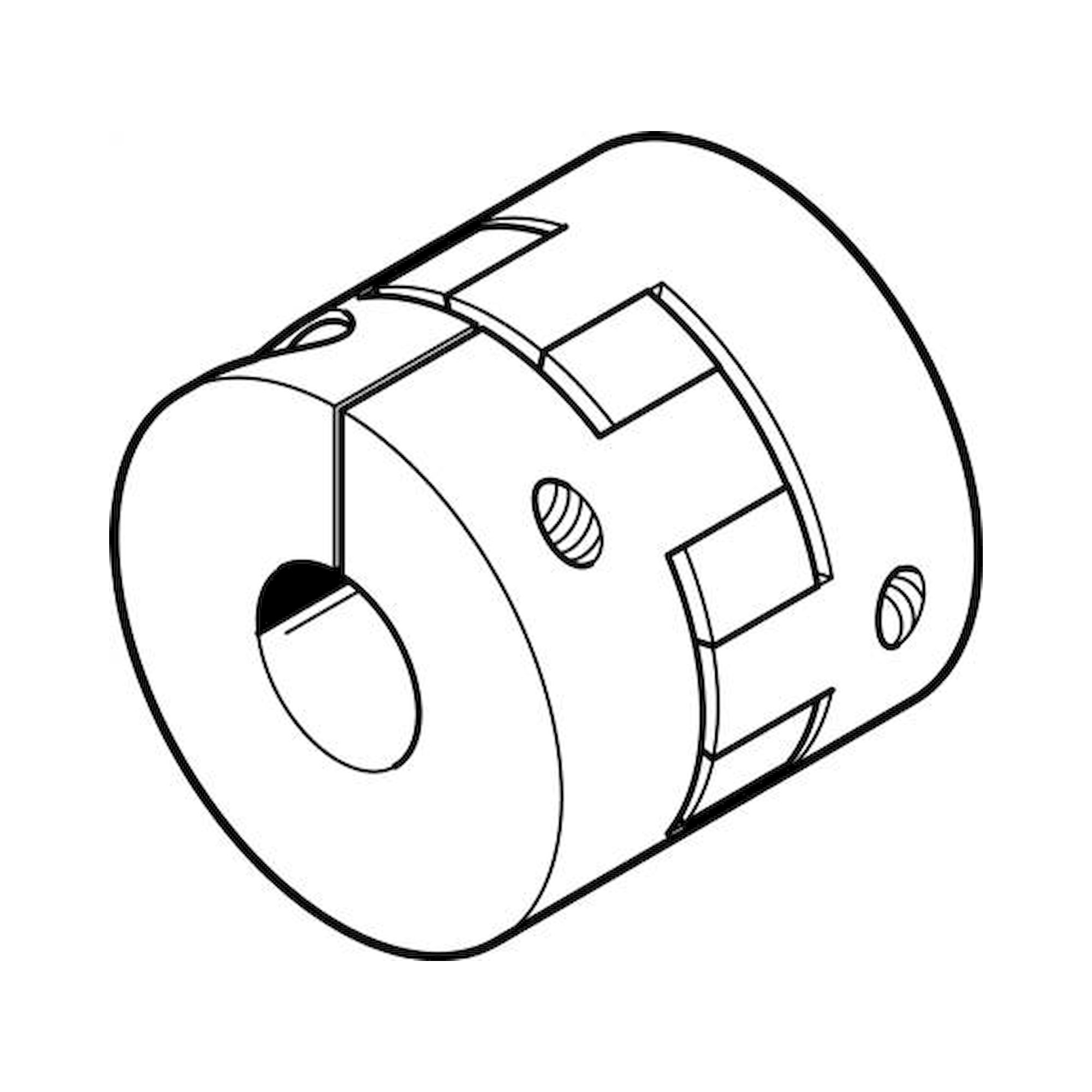 Festo EAMC-67-62-24-24 (1451407) Kupplung
