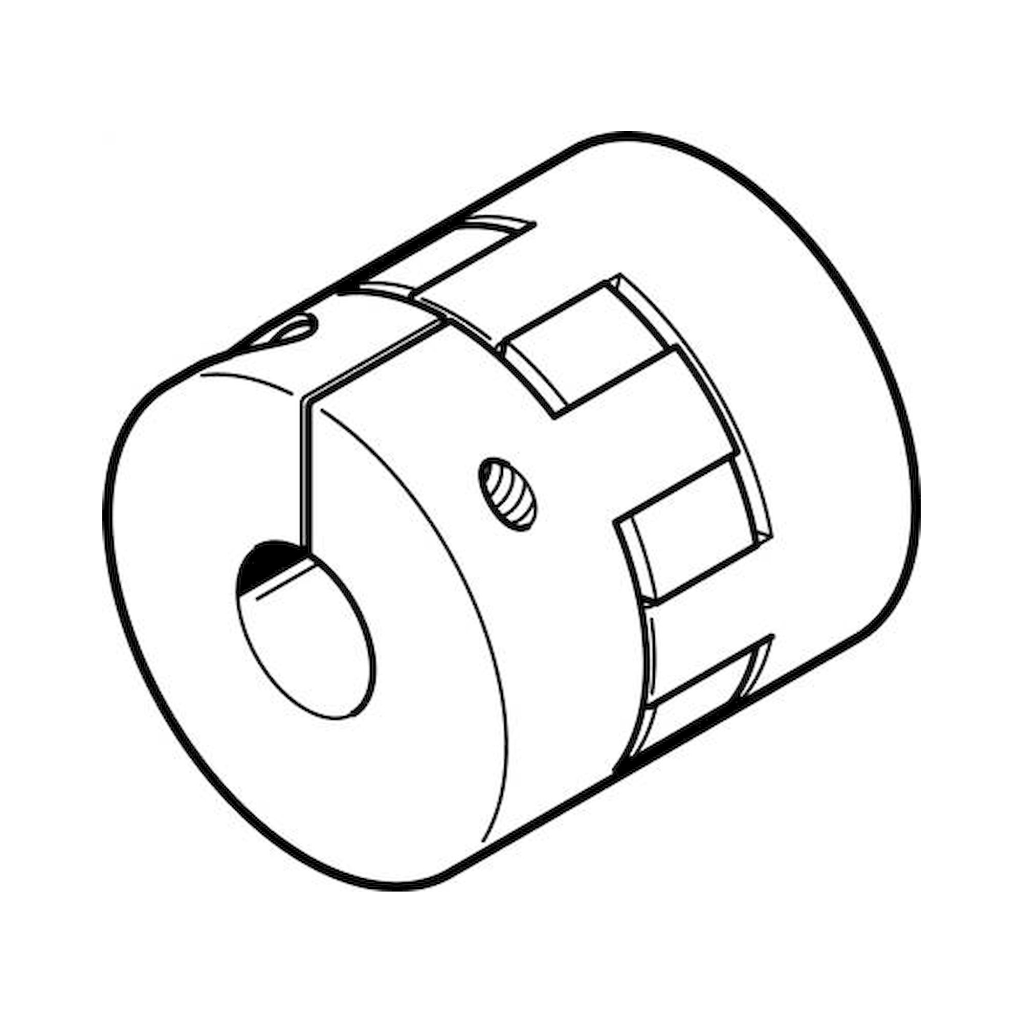 Festo EAMC-56-58-19-19 (1485673) Kupplung