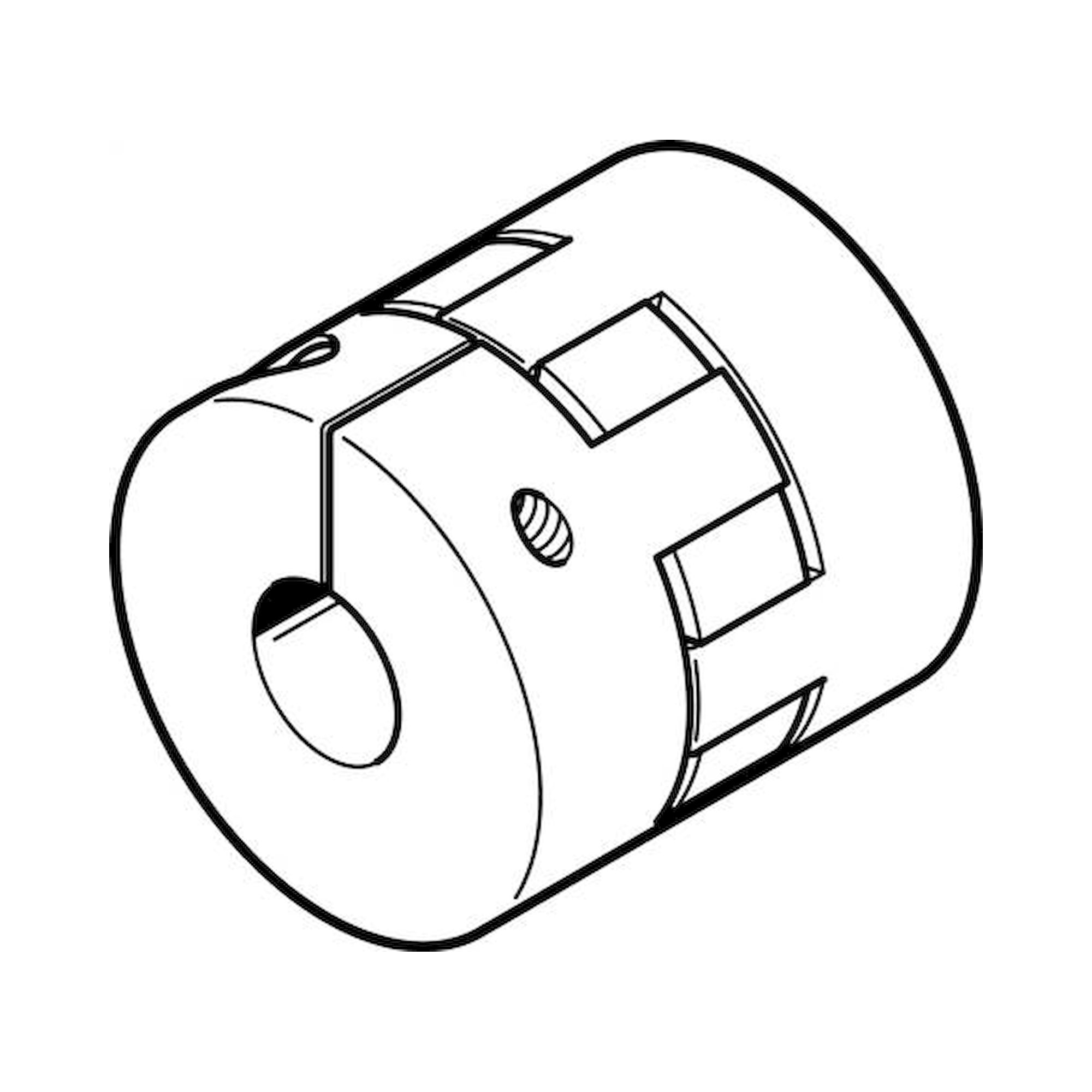 Festo EAMC-56-58-19-24 (1485674) Kupplung
