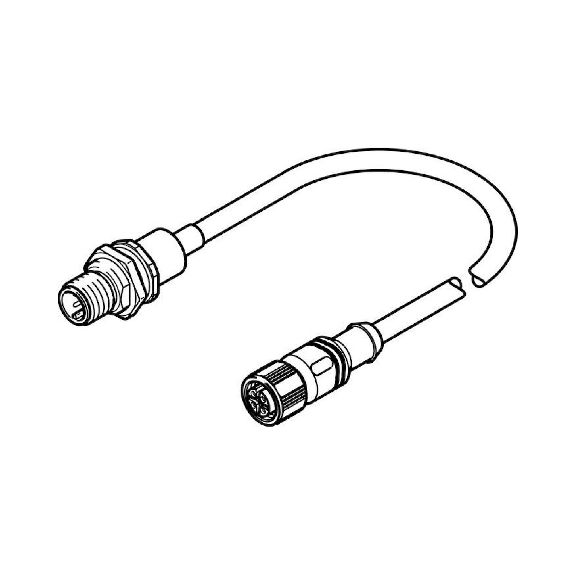 Festo NEBM-M12G4-RS-2.23-N-M12G4H (571900) Motorleitung