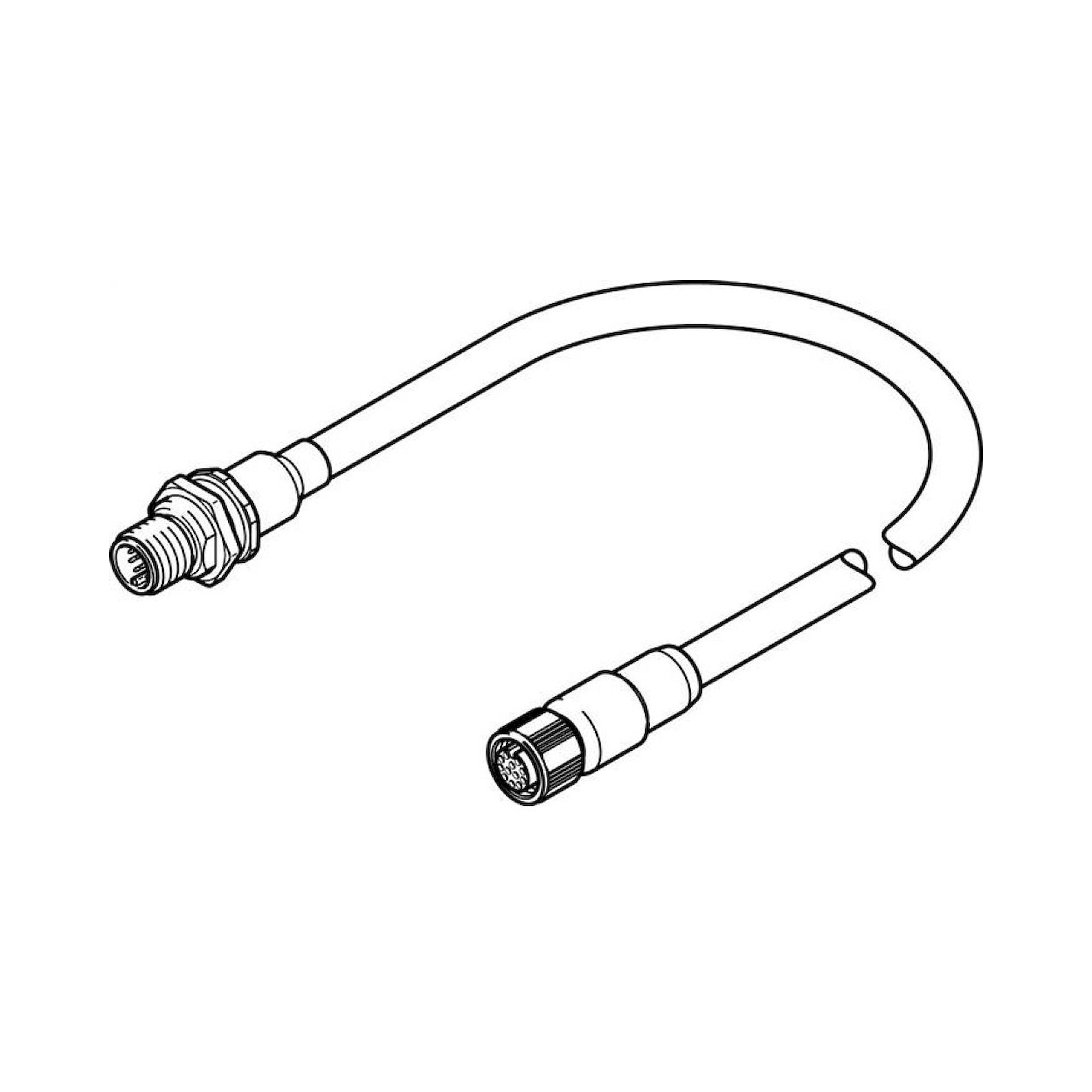 Festo NEBM-M12G12-RS-2.23-N-M12G12H (571902) Encoderleitung