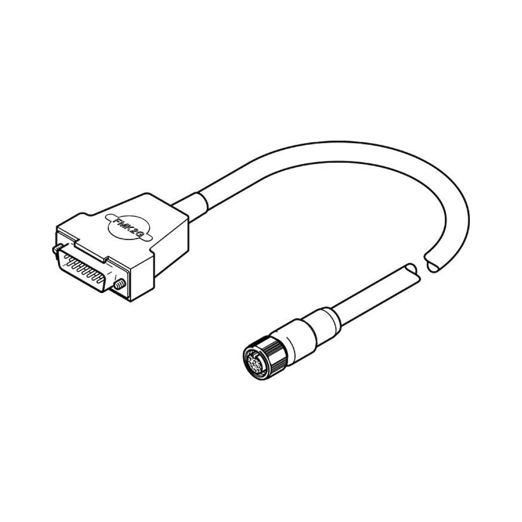 Festo NEBM-M12G12-RS-15-N-S1G15 (571915) Encoder Cable