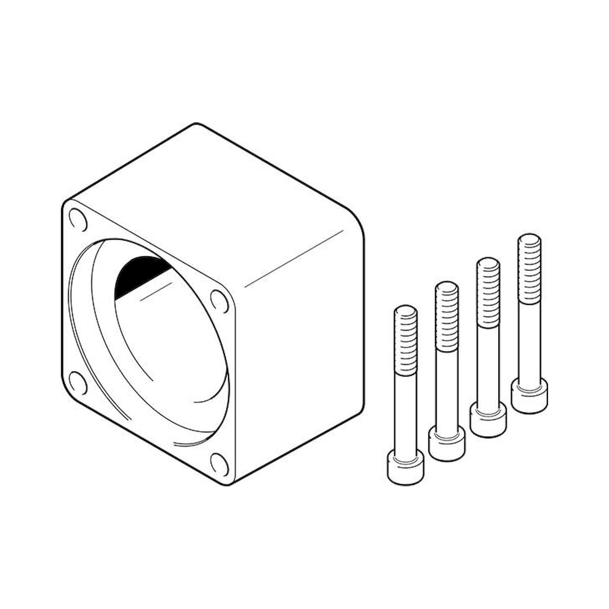 Festo EAMK-A-D100-77A/B (1593914) Kupplungsgehäuse