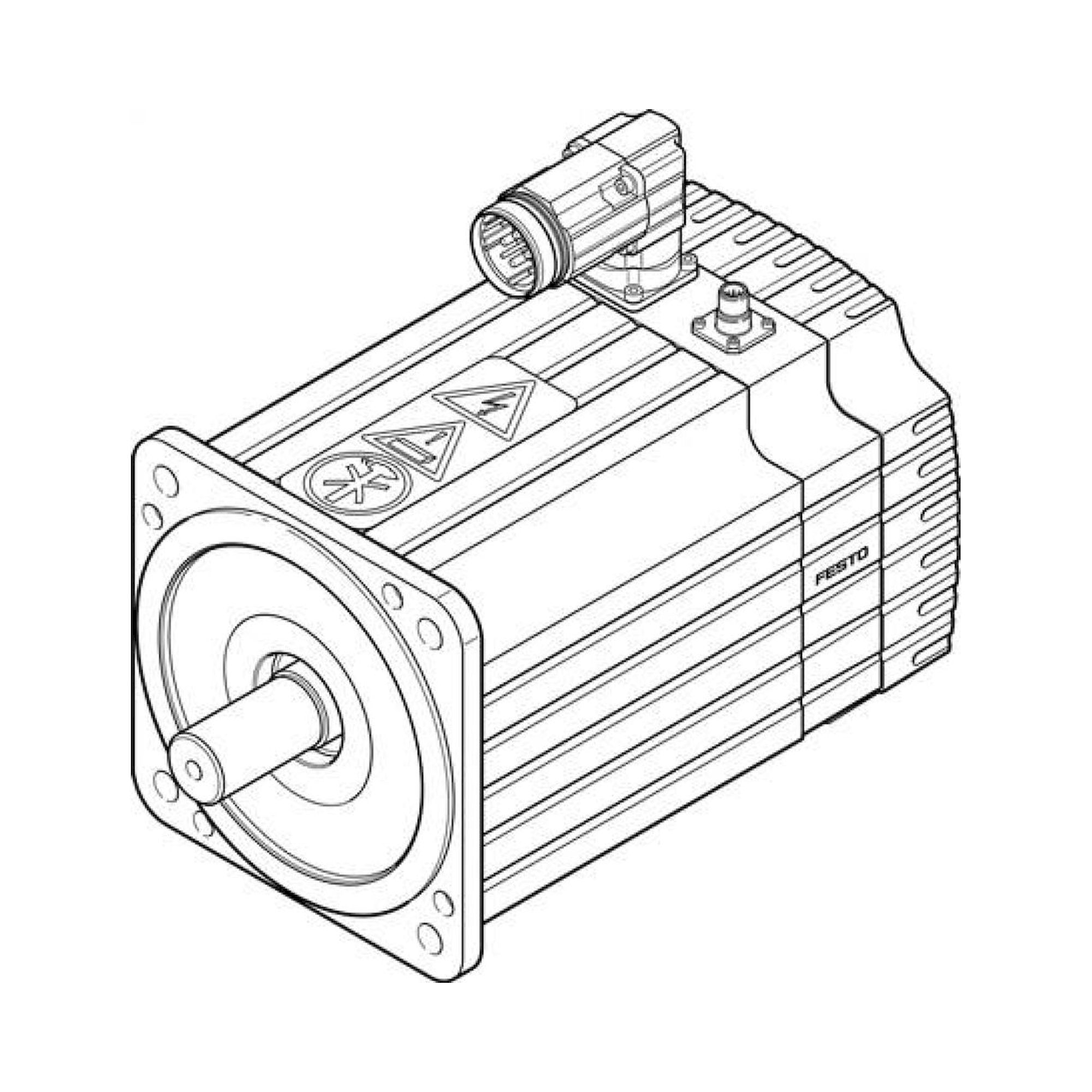 Festo EMMS-AS-190-MK-HS-AMB-S1 (1584955) Servomotor