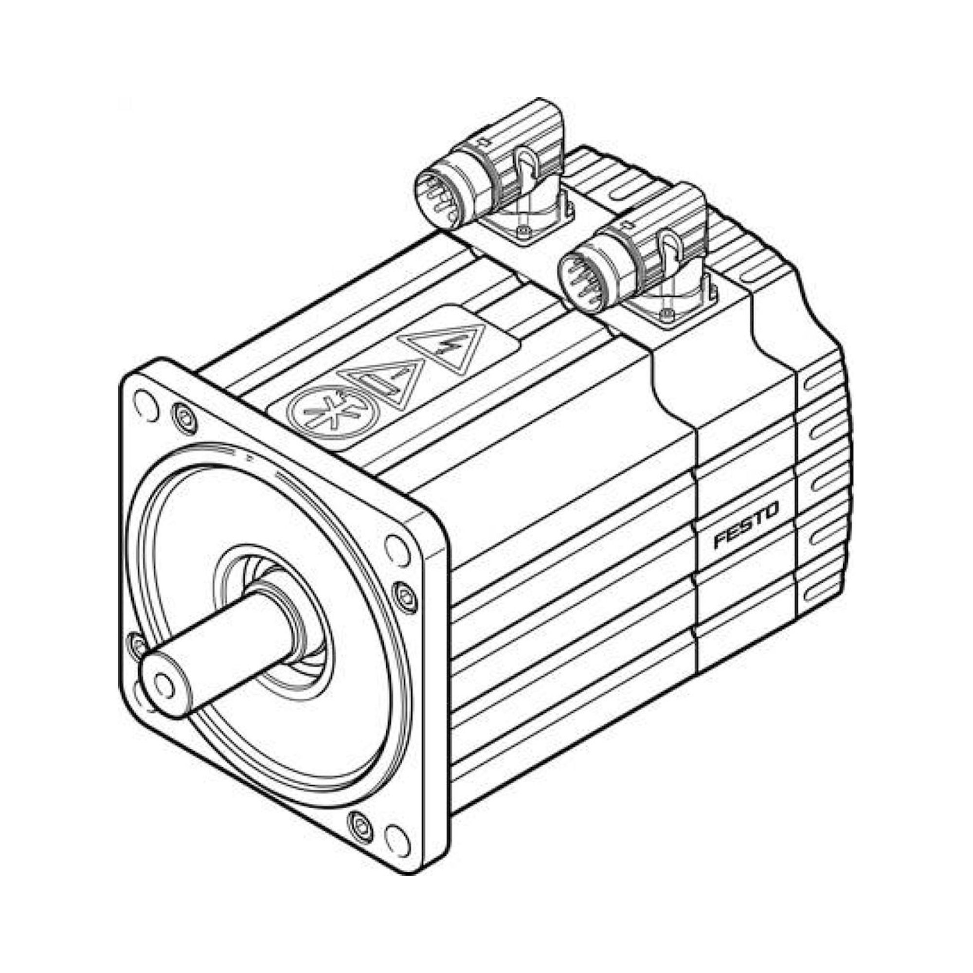 Festo EMMS-AS-140-S-HS-RR (1574608) Servomotor