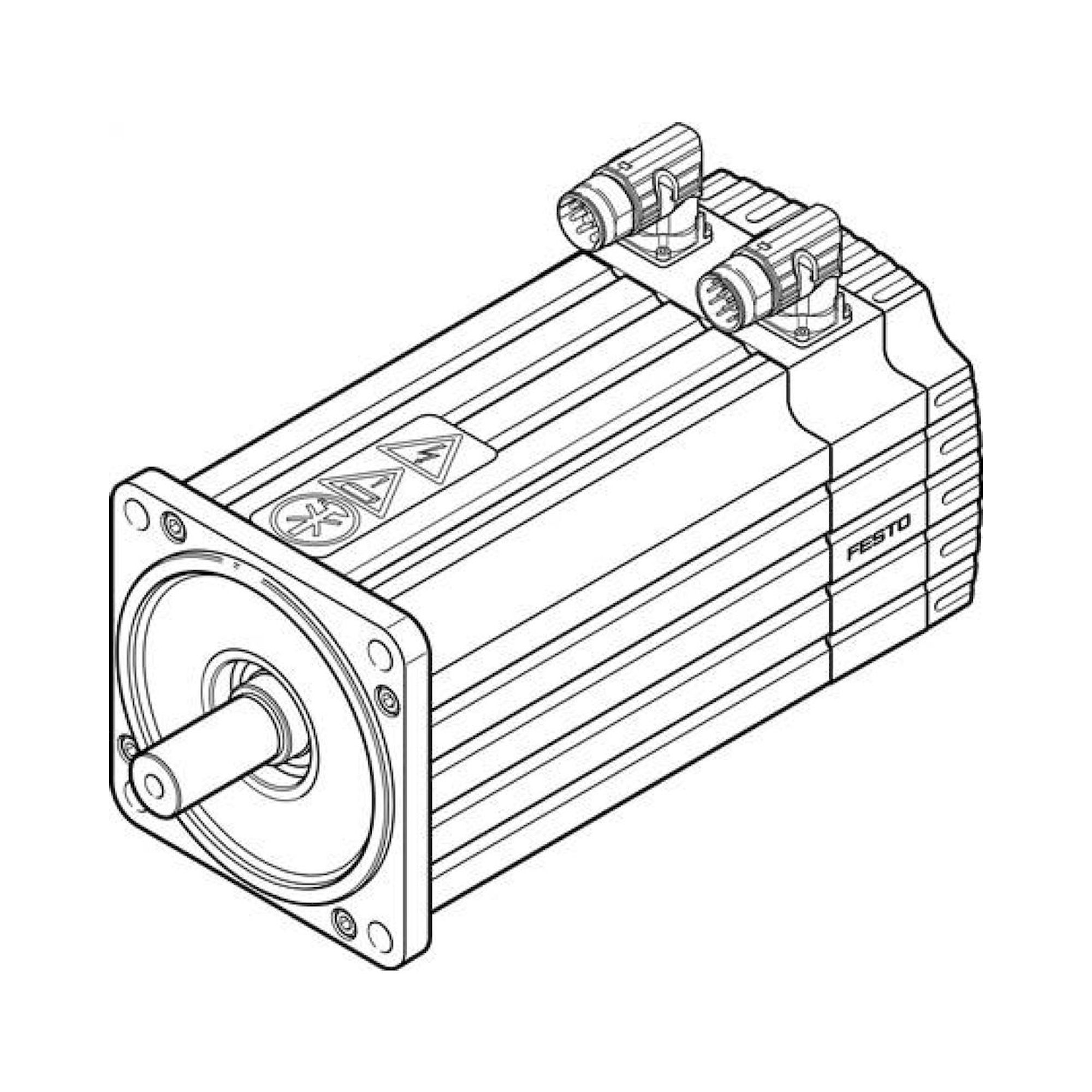 Festo EMMS-AS-140-LK-HS-RR-S1 (1574674) Servomotor
