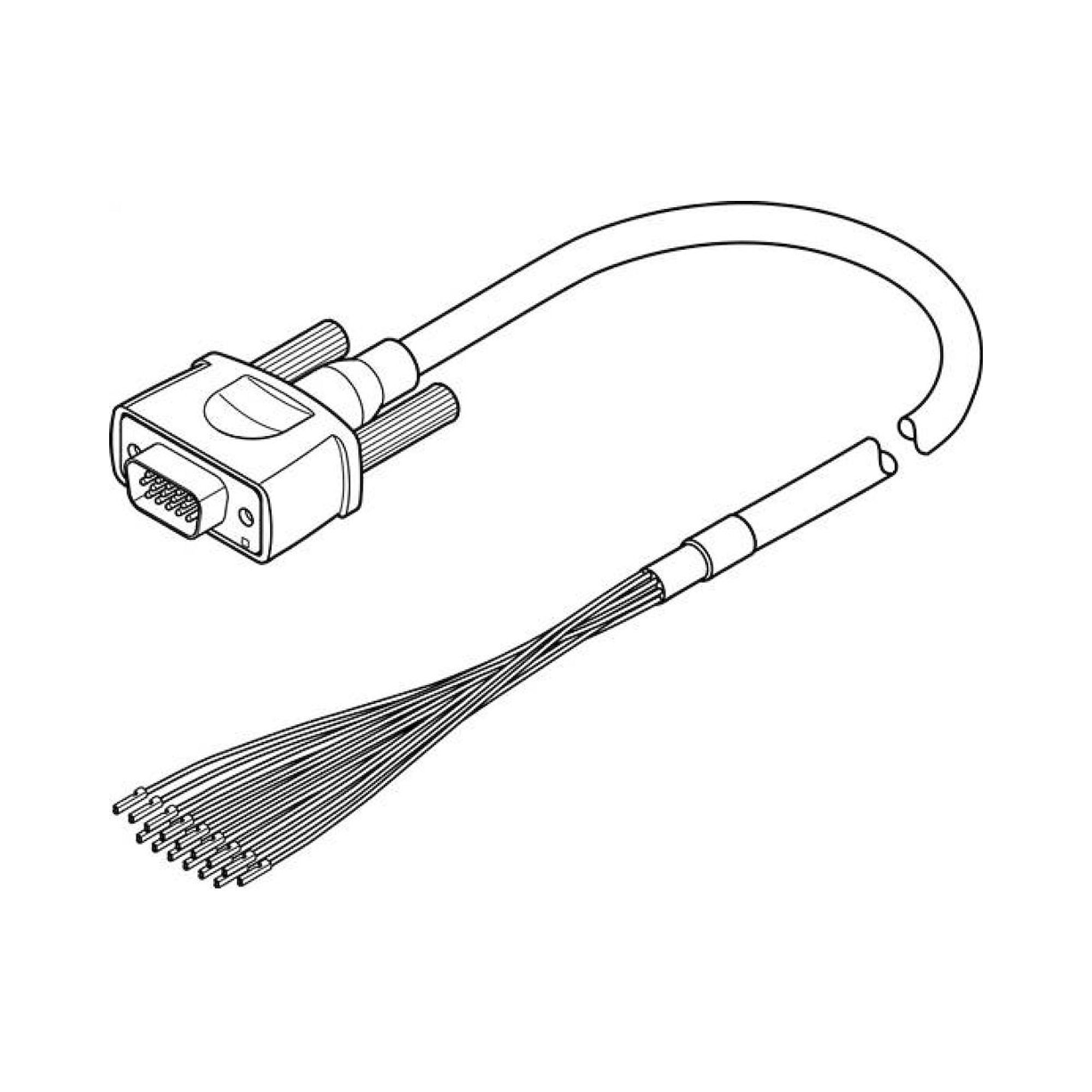 Festo NEBC-S1H15-E-2.5-N-LE15 (2052917) Control Cable