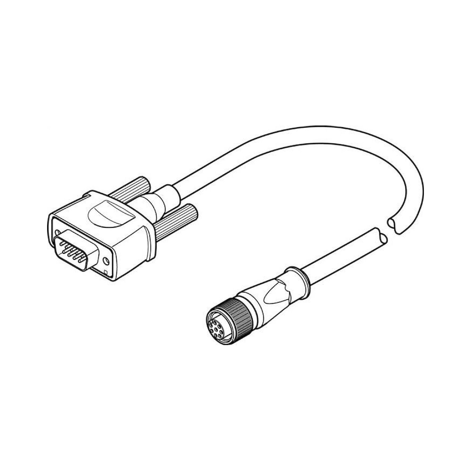 Festo NEBM-M12G8-E-25-S1G9 (8031062) Encoder cable