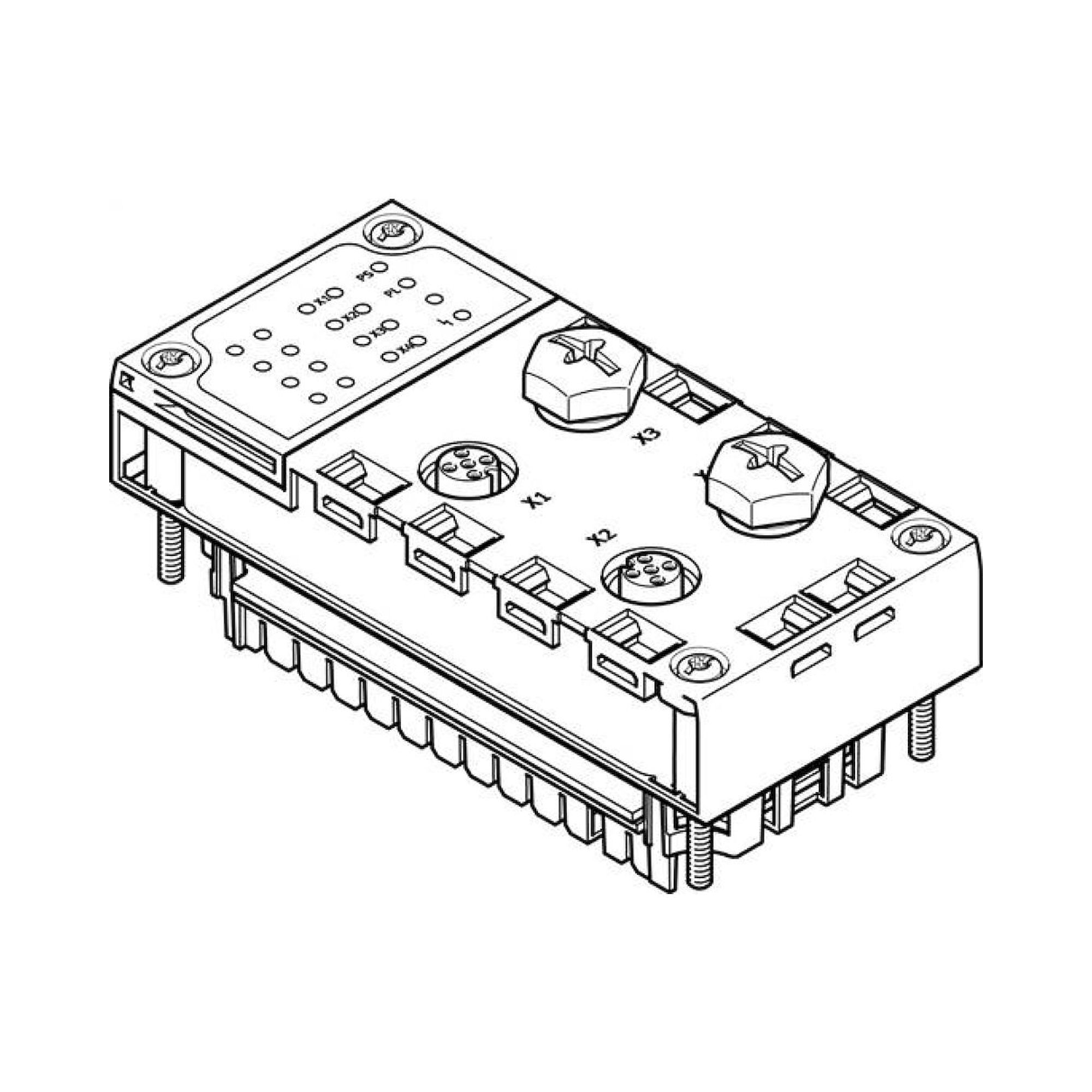 Festo CPX-CTEL-2-M12-5POL-LK (2900543) Elektrik-Anschaltung