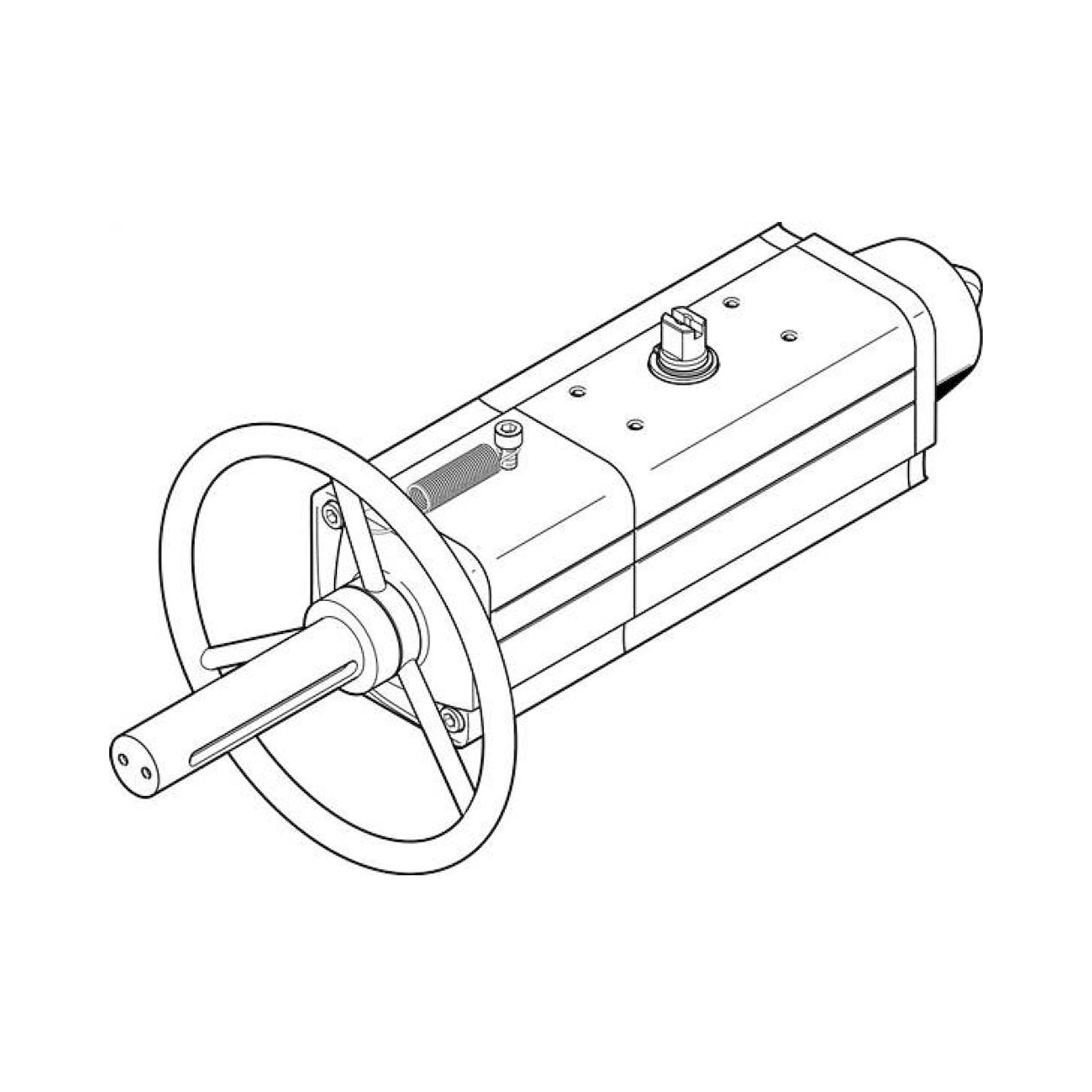 Festo DAPS-0090-090-RS4-F0710-MW (8005033) Semi-Rotary Drive