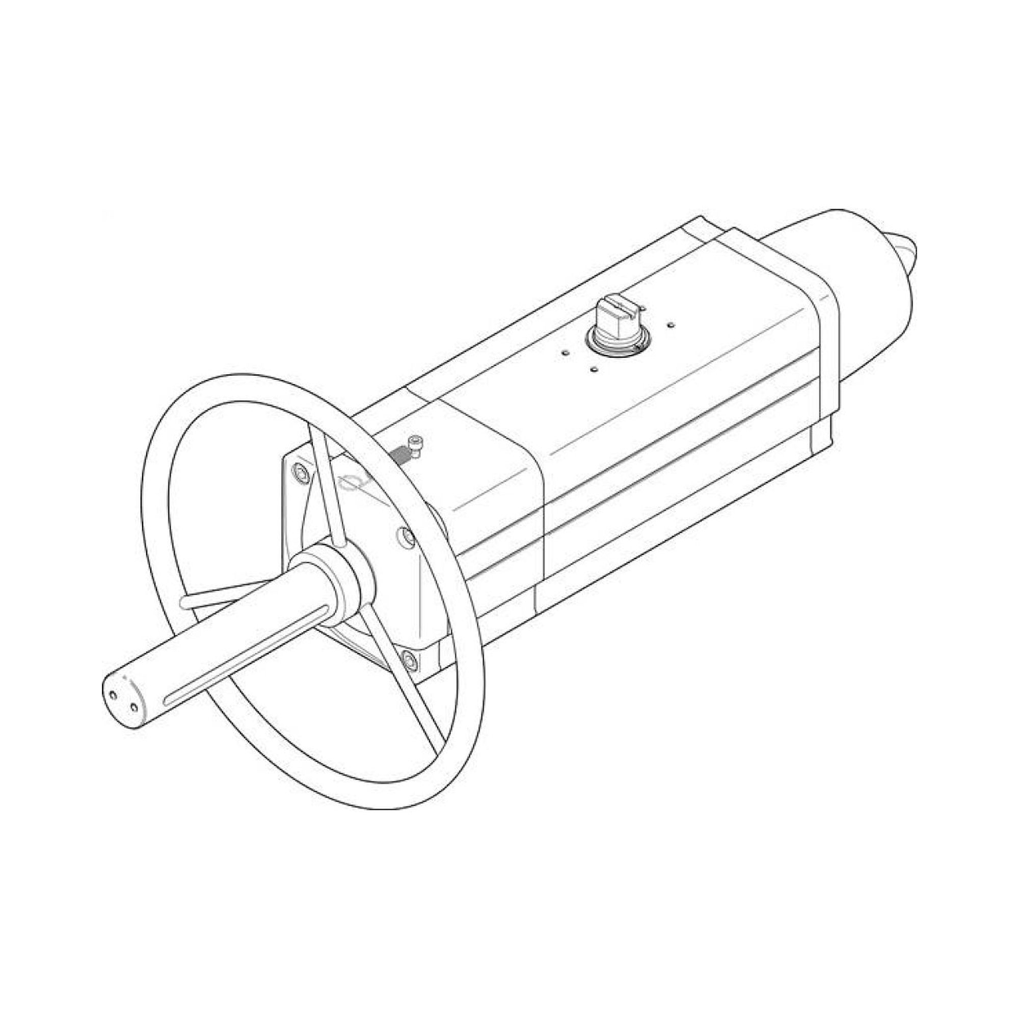 Festo DAPS-0360-090-RS4-F1012-MW (8005049) Semi-Rotary Drive