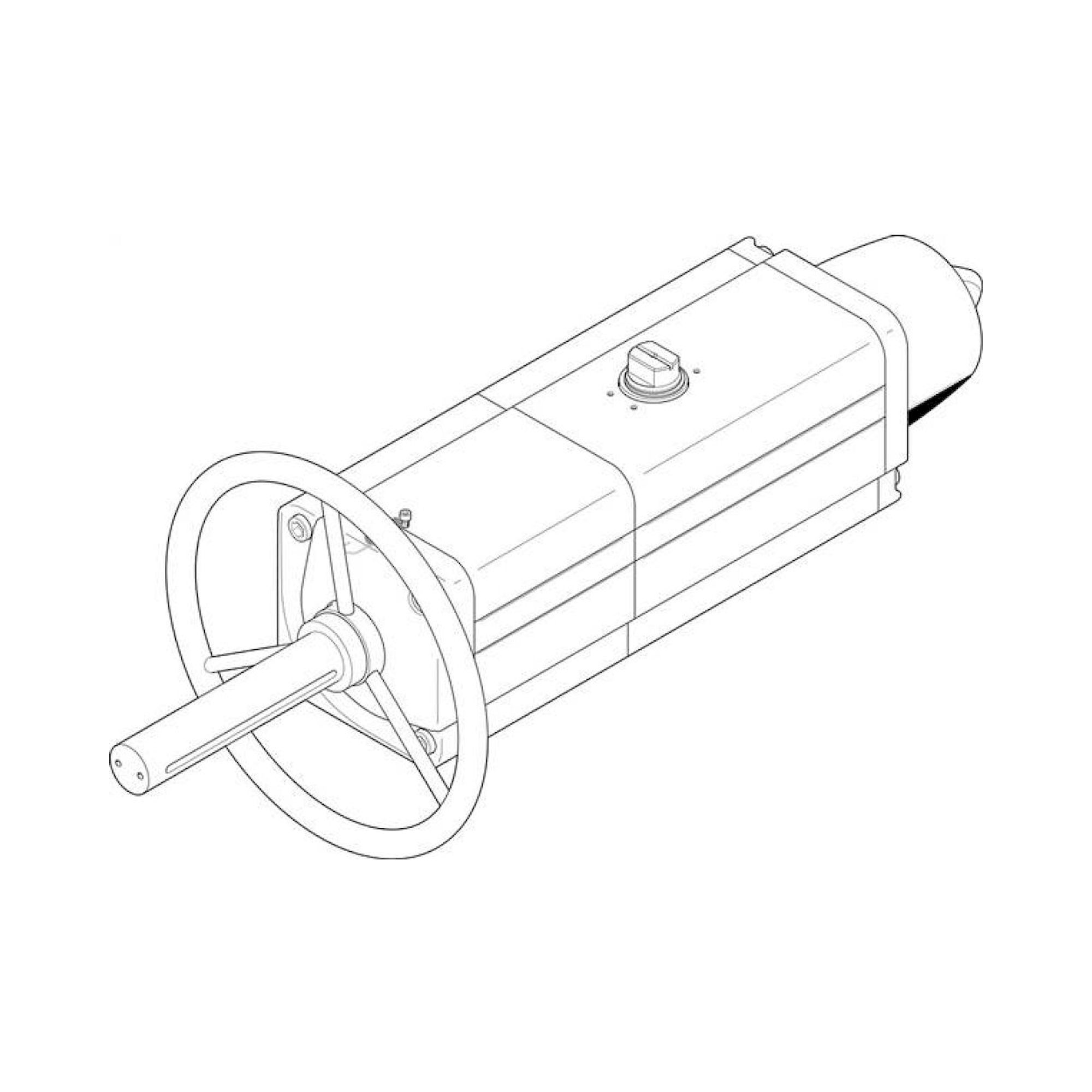 Festo DAPS-0960-090-RS1-F14-MW (8005066) Semi-Rotary Drive