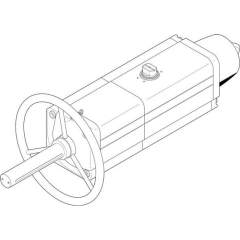 Festo DAPS-0720-090-RS3-F12-MW (8005062) Semi-Rotary Drive