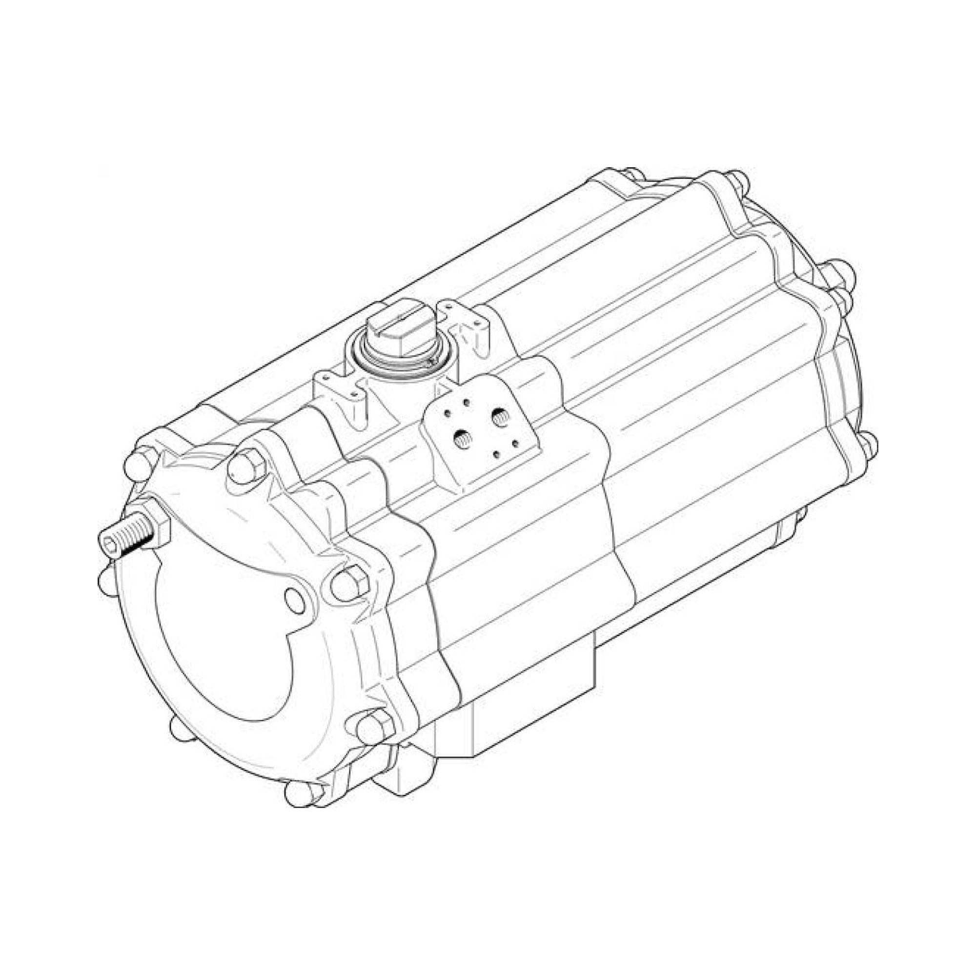 Festo DAPS-2880-090-R-F16-T6 (553188) Semi-Rotary Drive