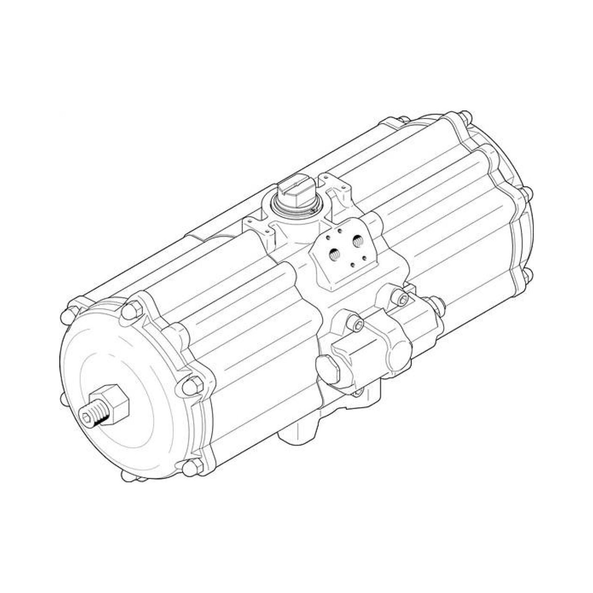 Festo DAPS-3840-090-R-F16-T6 (553189) Semi-Rotary Drive