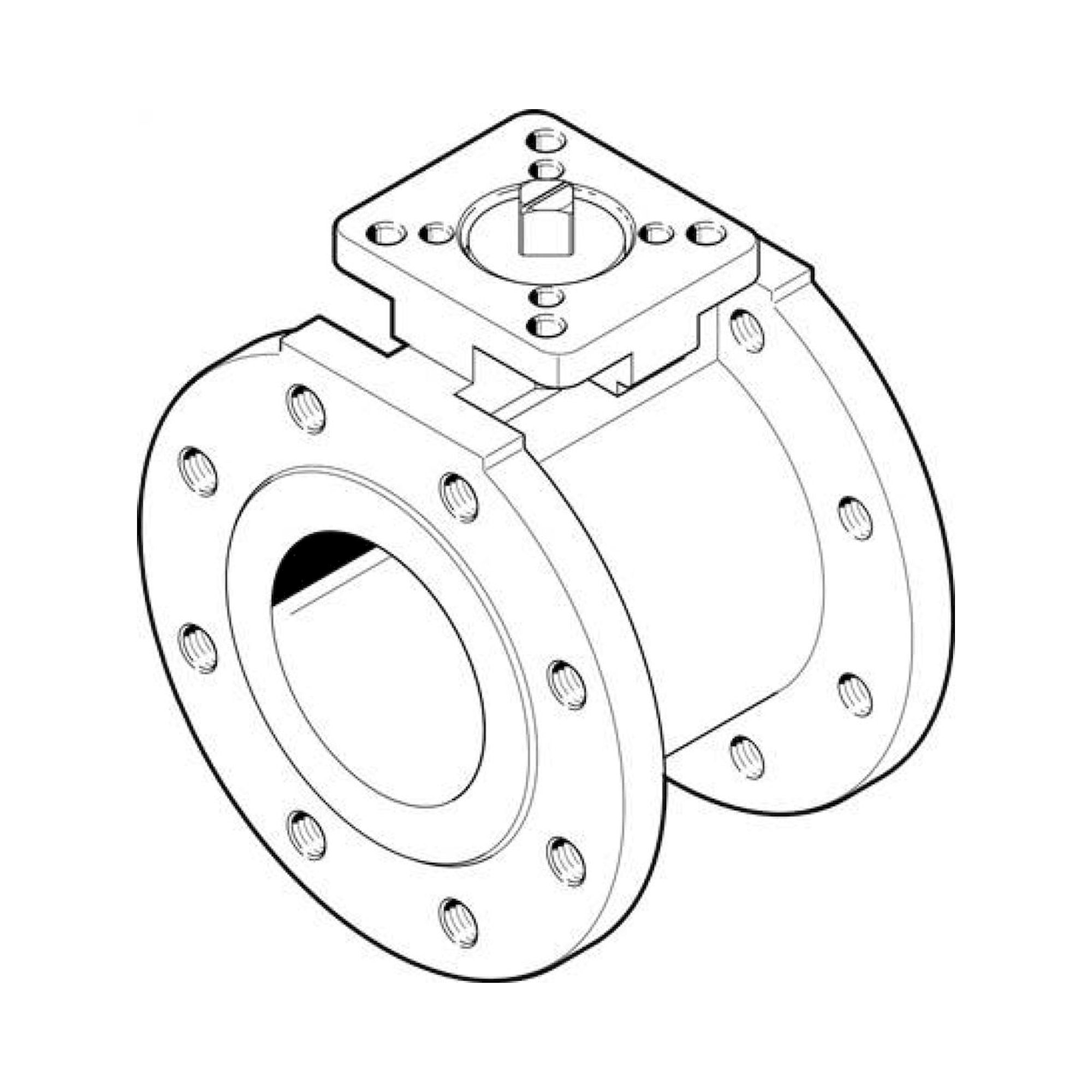 Festo VZBC-100-FF-16-22-F0710-V4V4T (1692209) Ball Valve
