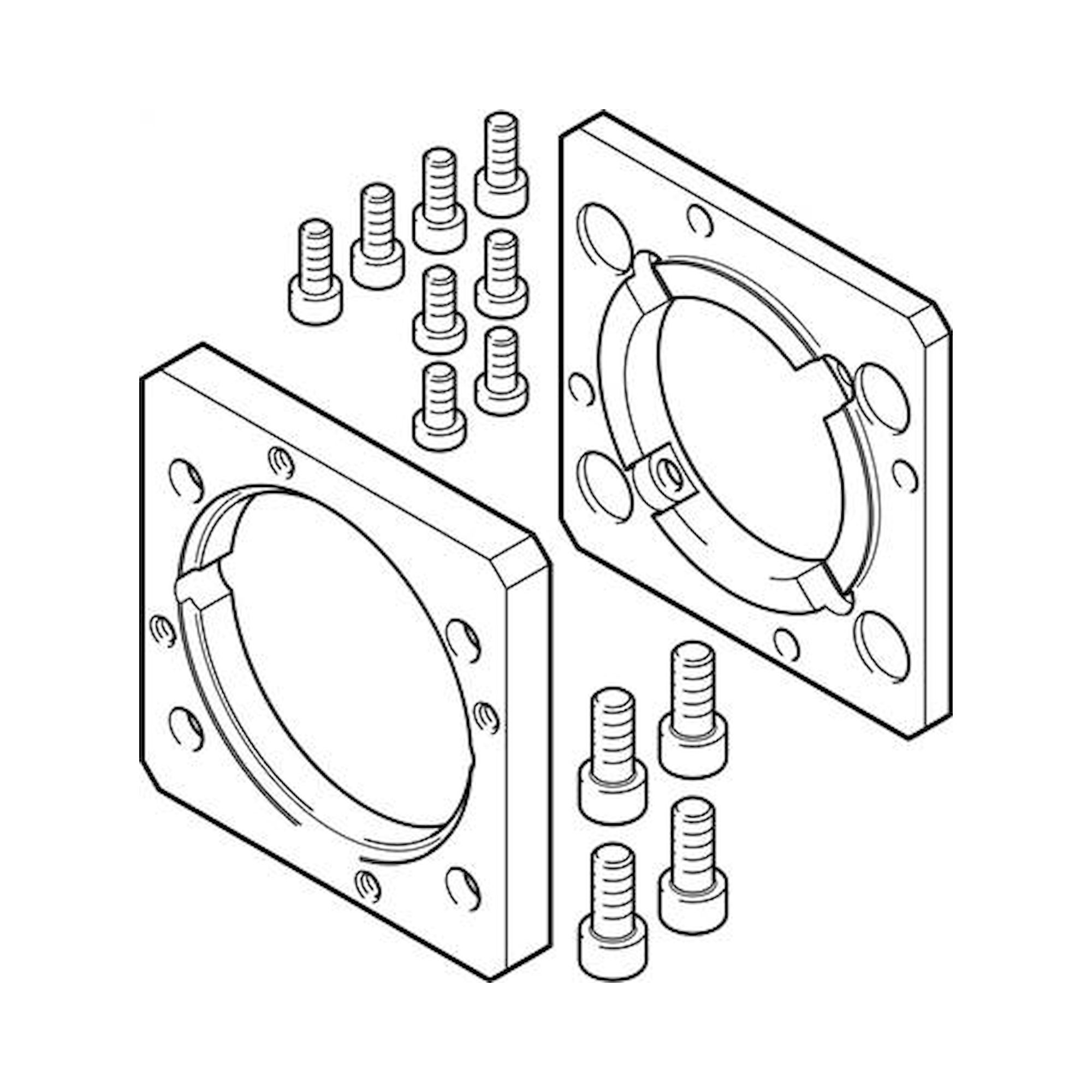 Festo Eamf-A-80A-80G (2372201) Motor Flange