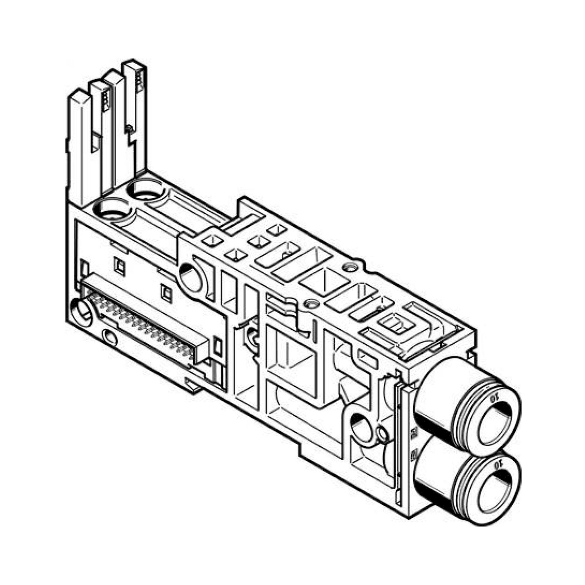 Festo VMPAL-AP-20-QS10-2 (560992) Sub-Base