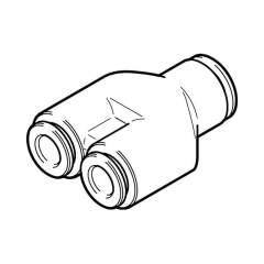 Festo NPQH-Y-Q8-Q6-P10 (578414) Push-In Y-Connector