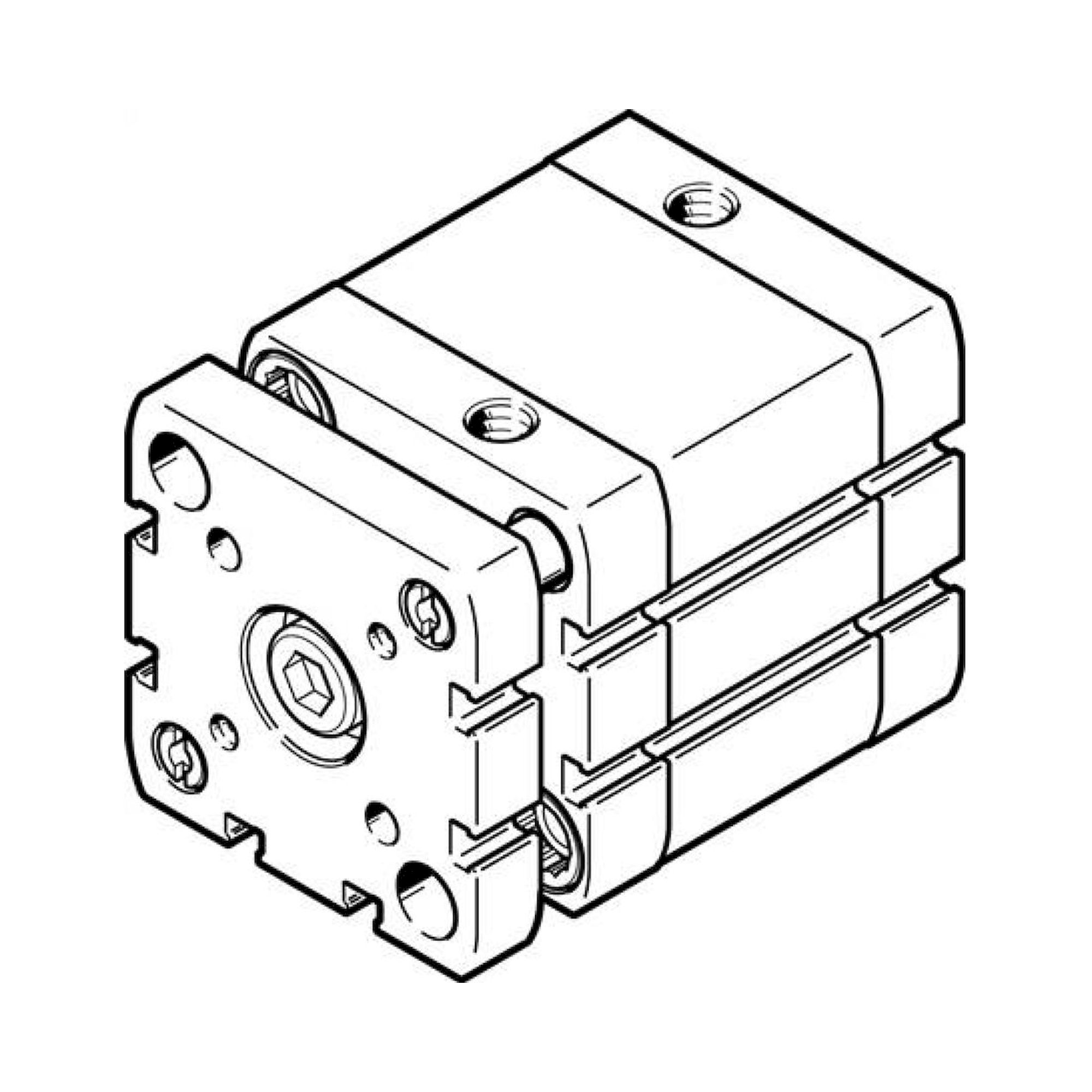 Festo ADNGF-50-20-PPS-A (574042) Kompaktzylinder