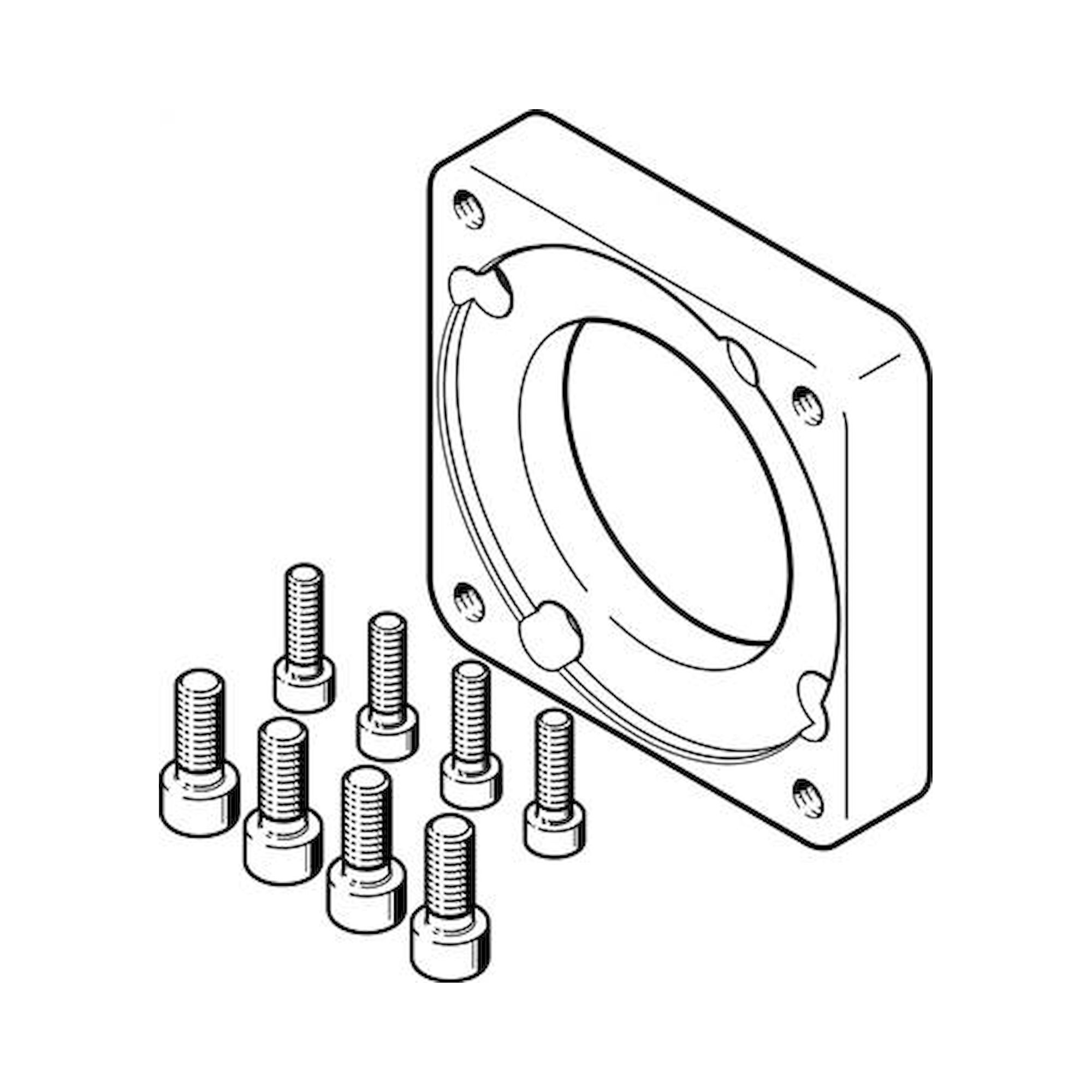 Festo EAMF-A-77A-100A (1593628) Motorflansch