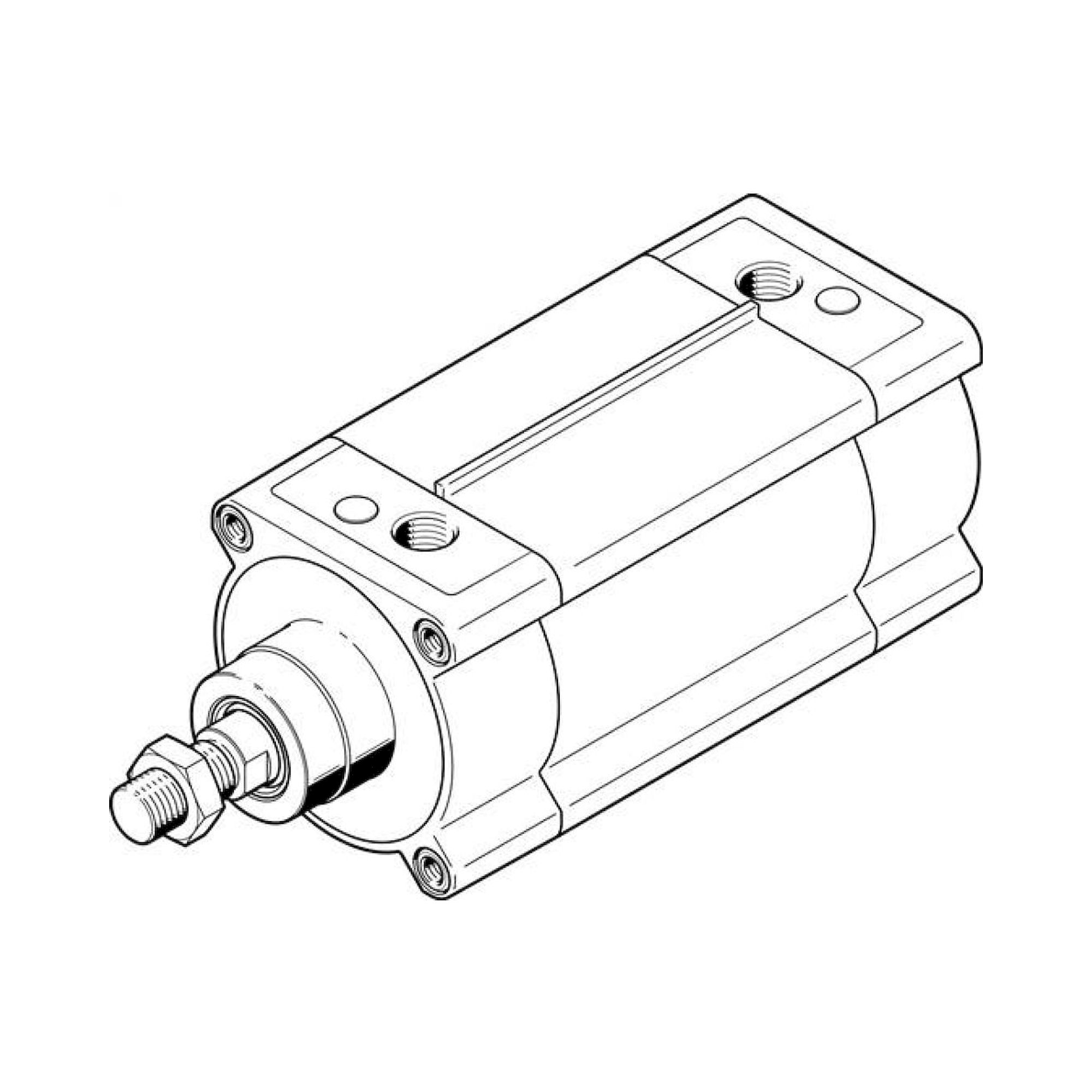 Festo DSBF-C-125-500-PPSA-N3-R (1792964) Standards-Based Cyli