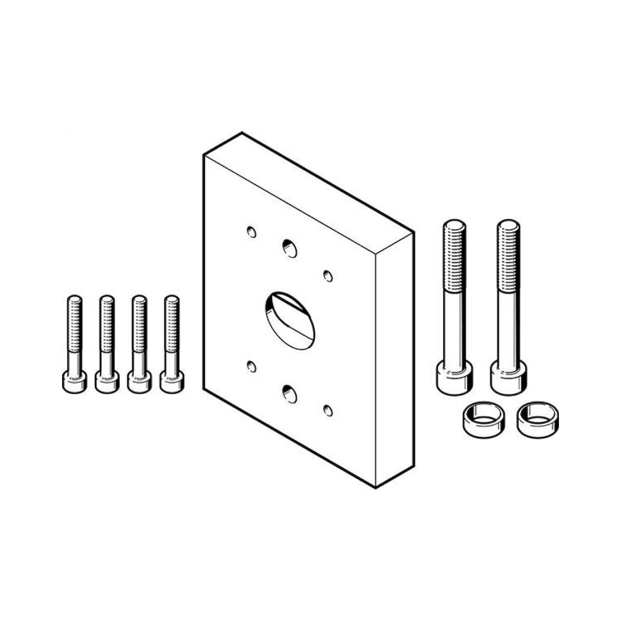 Festo DHAA-G-H2-25-B6-40 (2436852) Adapterbausatz