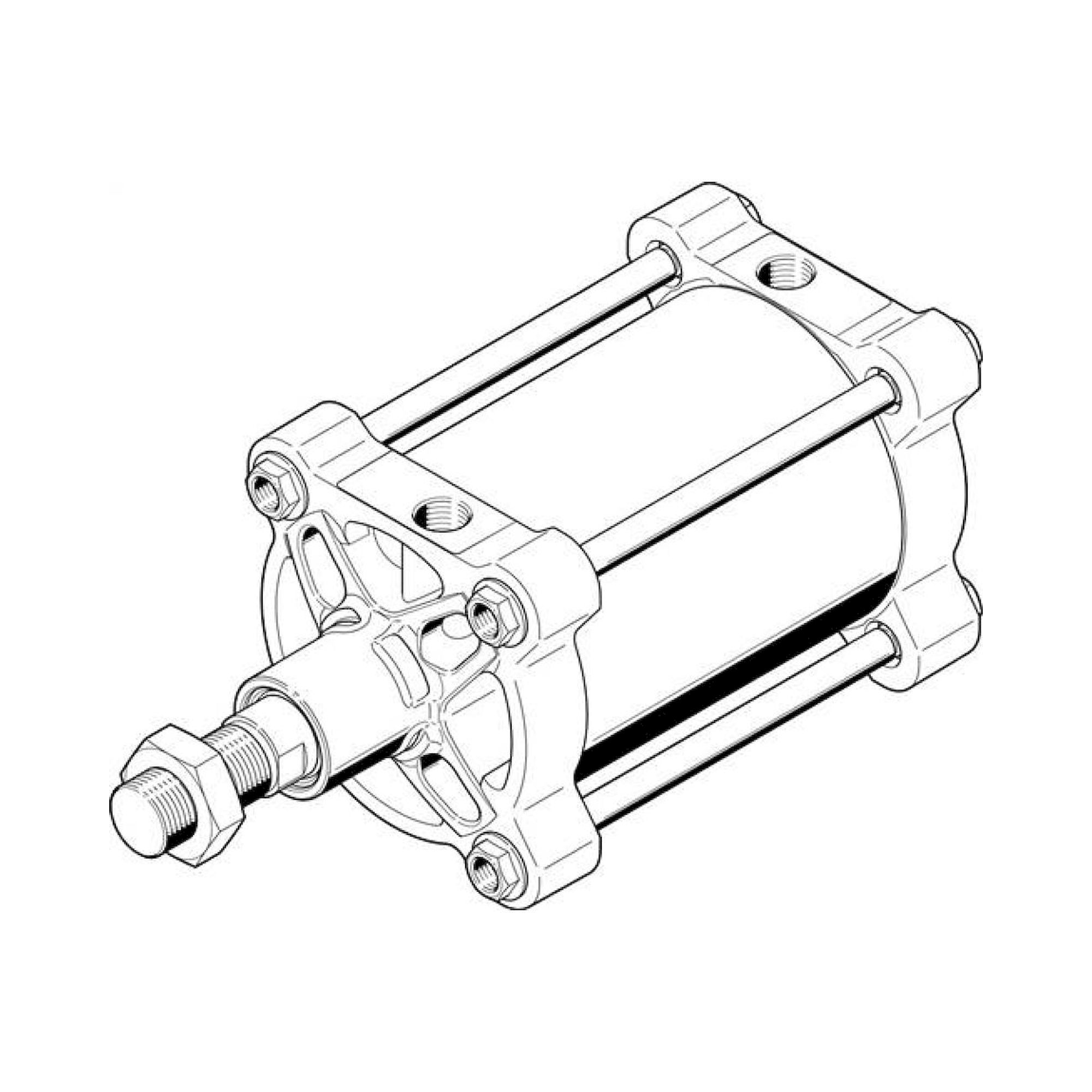 Festo DSBG-160-500-P-N3 (2536759) Standards-Based Cyli
