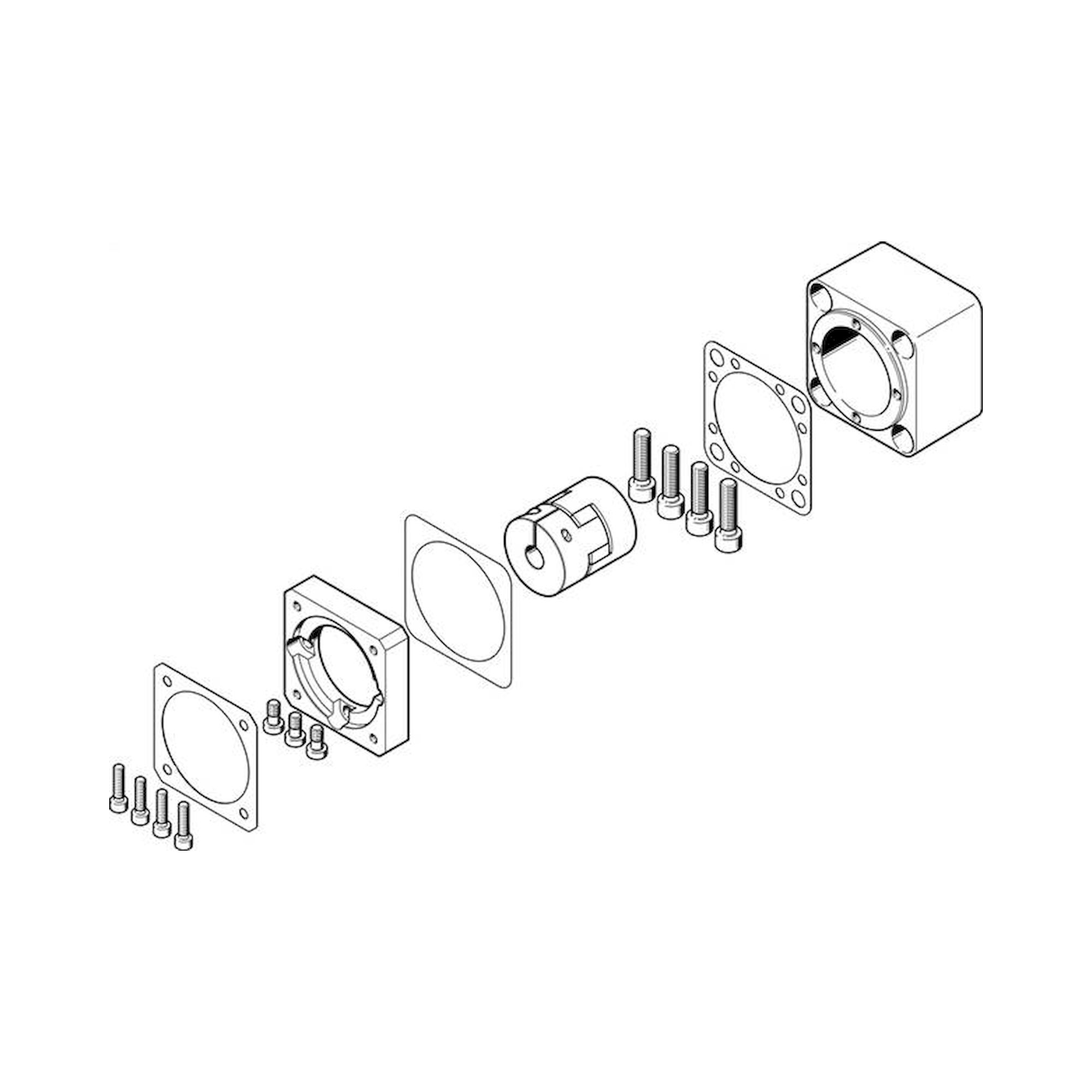 Festo EAMM-A-D60-70A-S1 (2256699) Axialbausatz