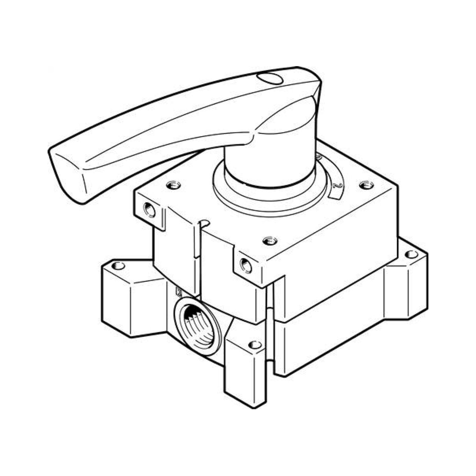 Festo VHER-H-B43C-G12 (3192065) Hand Lever Valve