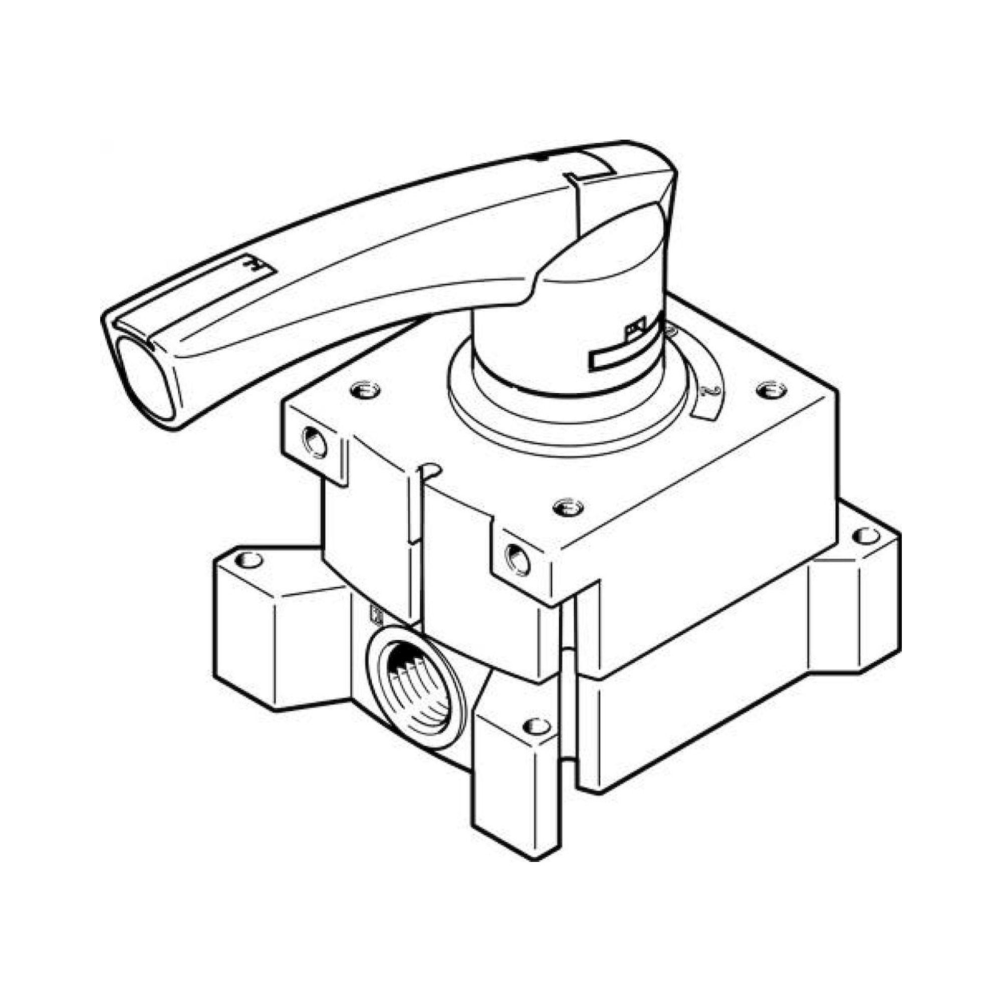 Festo VHER-P-H-B43C-G12 (3192074) Hand Lever Valve