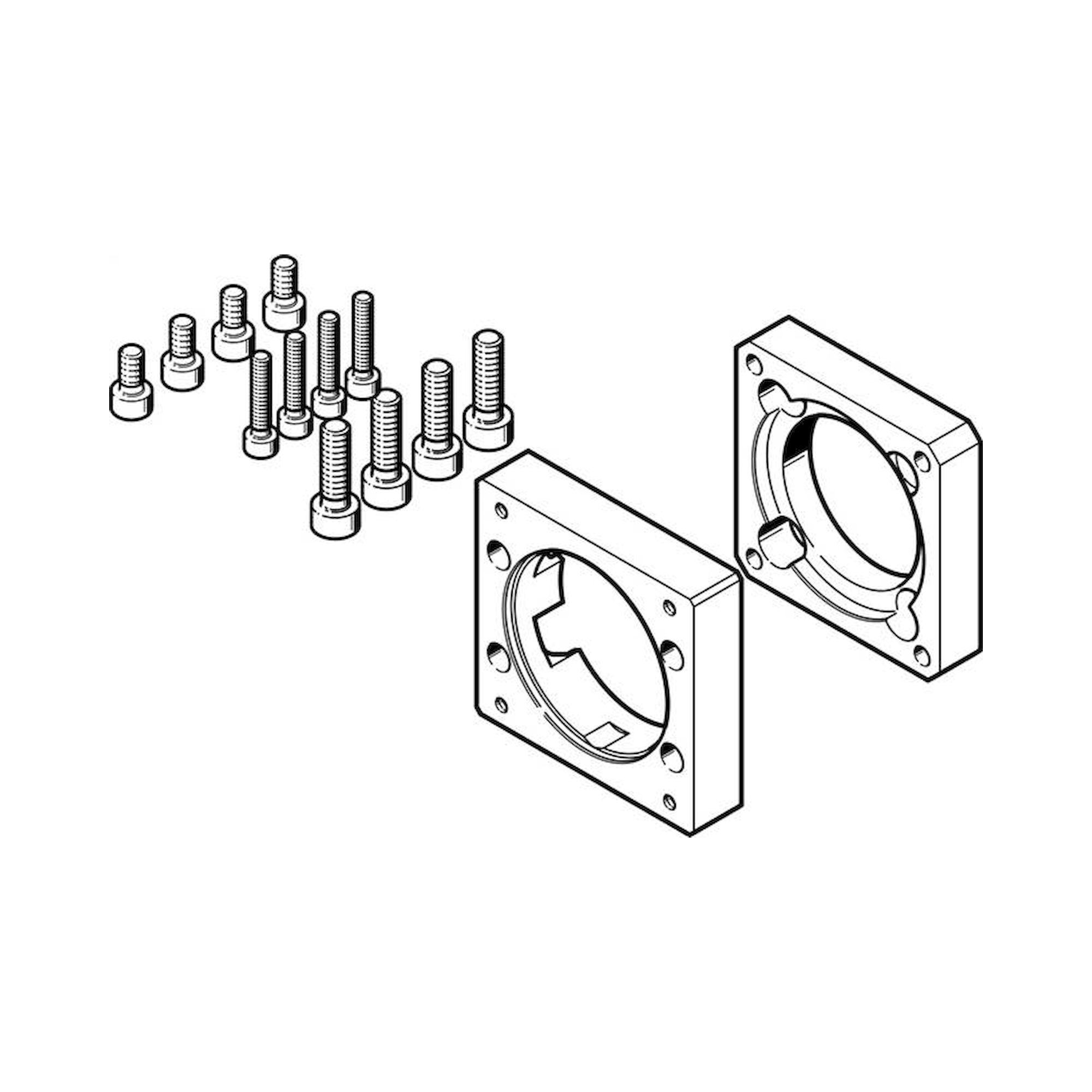 Festo EAMF-A-48C-60G/H (1460111) Motorflansch