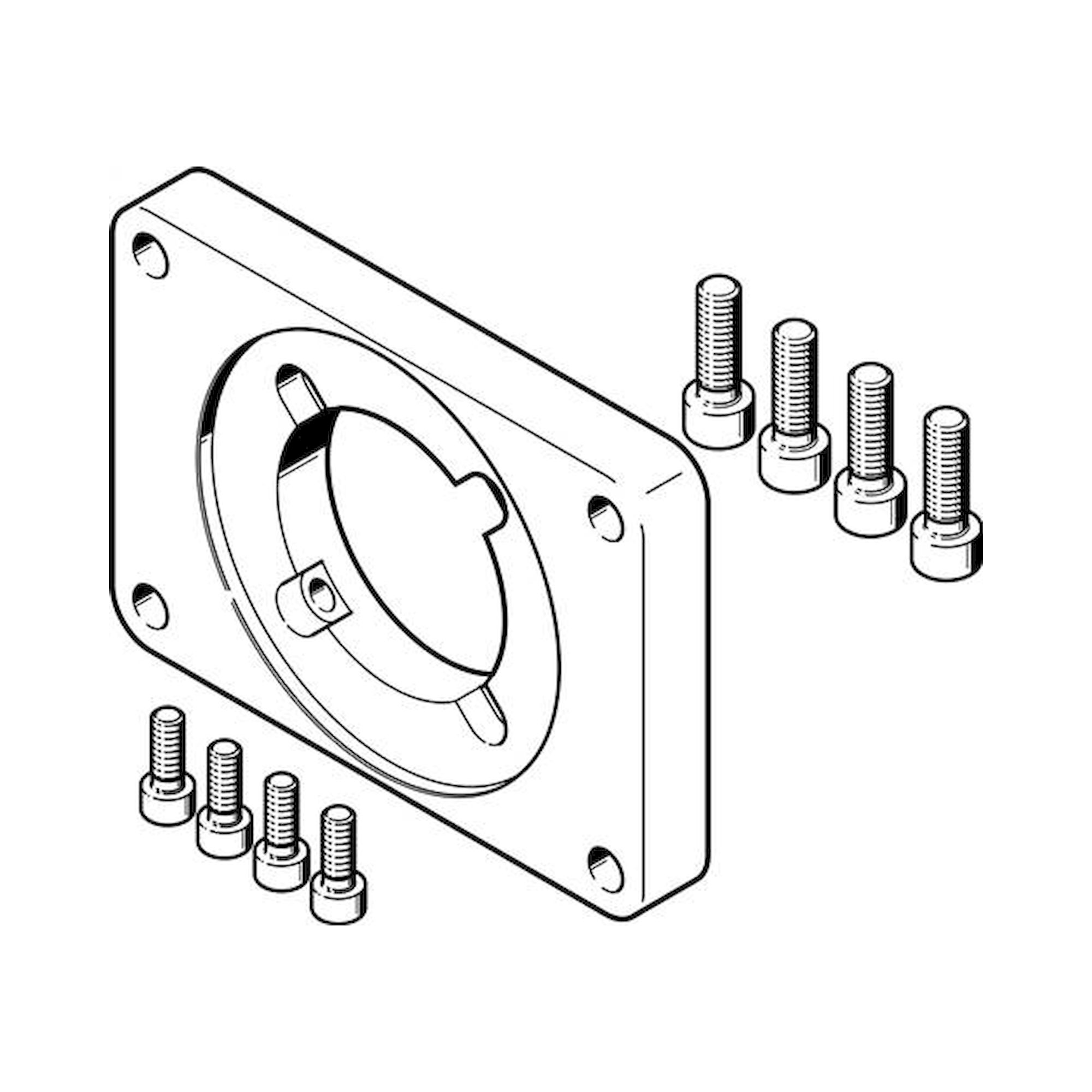 Festo Eamf-A-95B-80G (3305700) Motor Flange