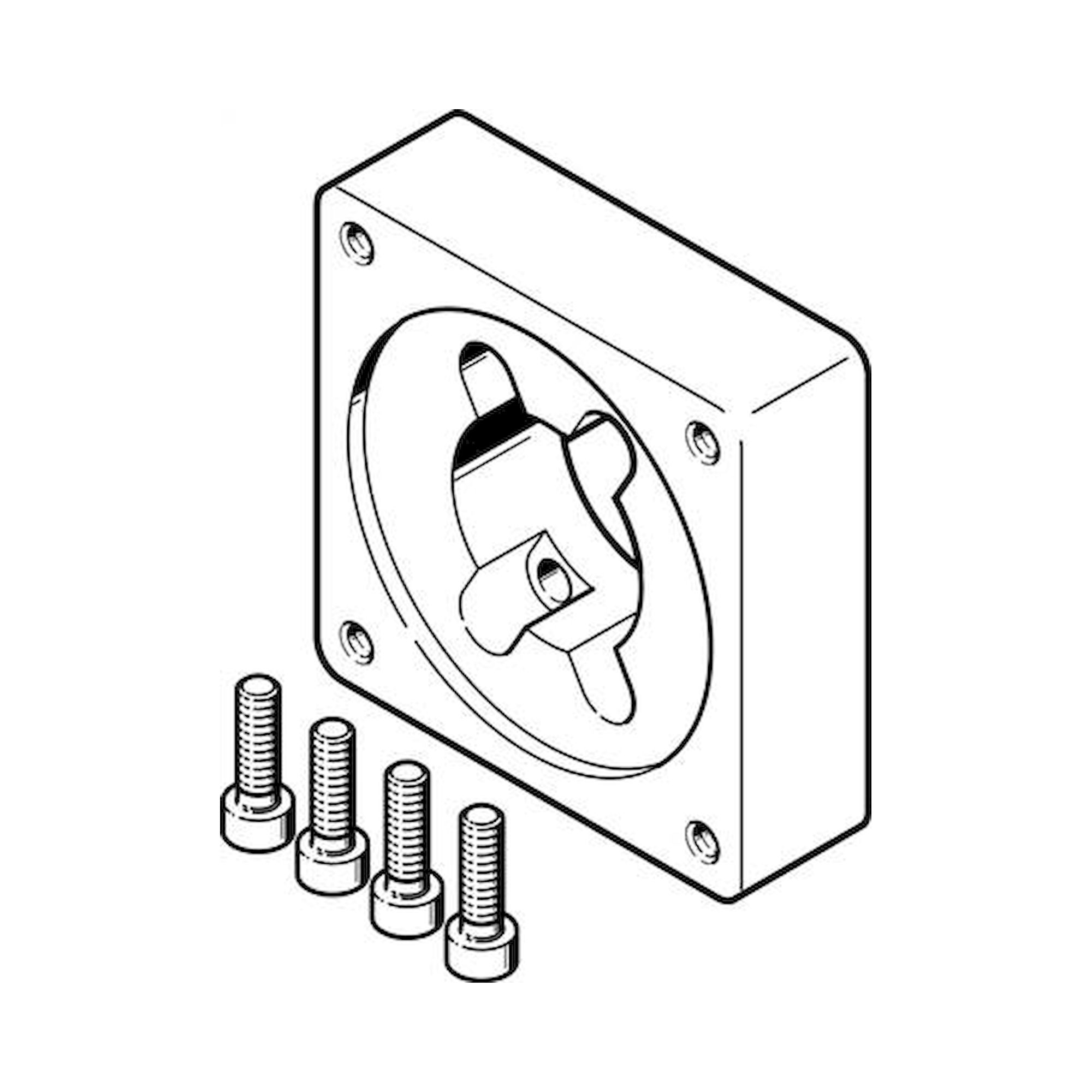 Festo Eamf-A-38D-87A (3319868) Motor Flange