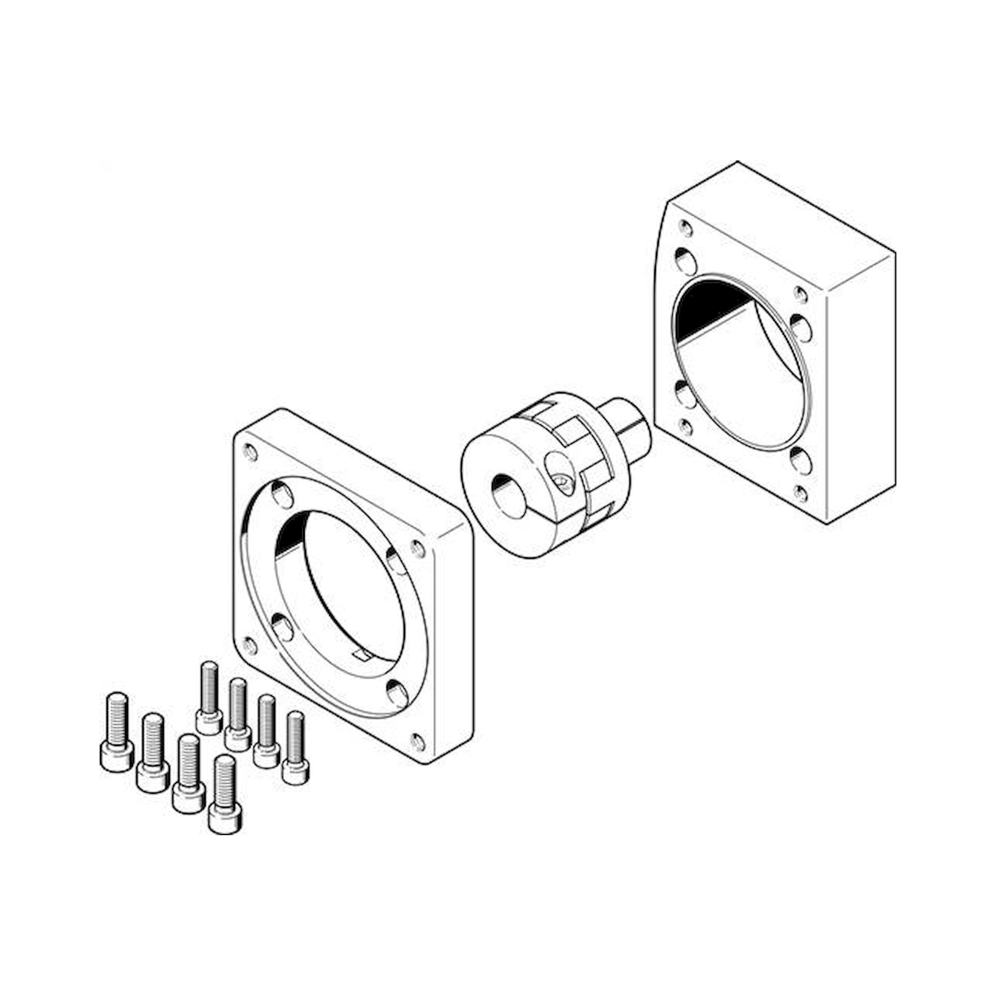 Festo EAMM-A-L95-140A-G2 (3657226) Axialbausatz